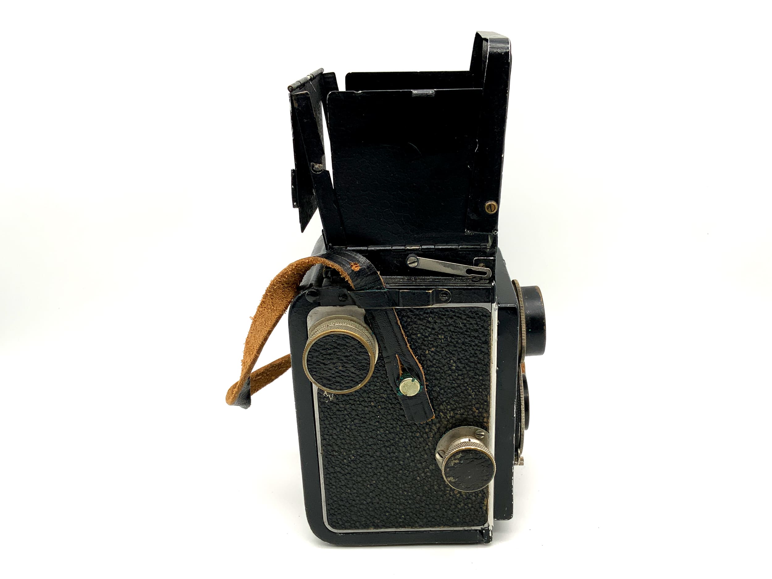 Rollei Rolleiflex I TLR mit Tessar 1:4,5/7,5cm Compur Zweiäugige Analogkamera