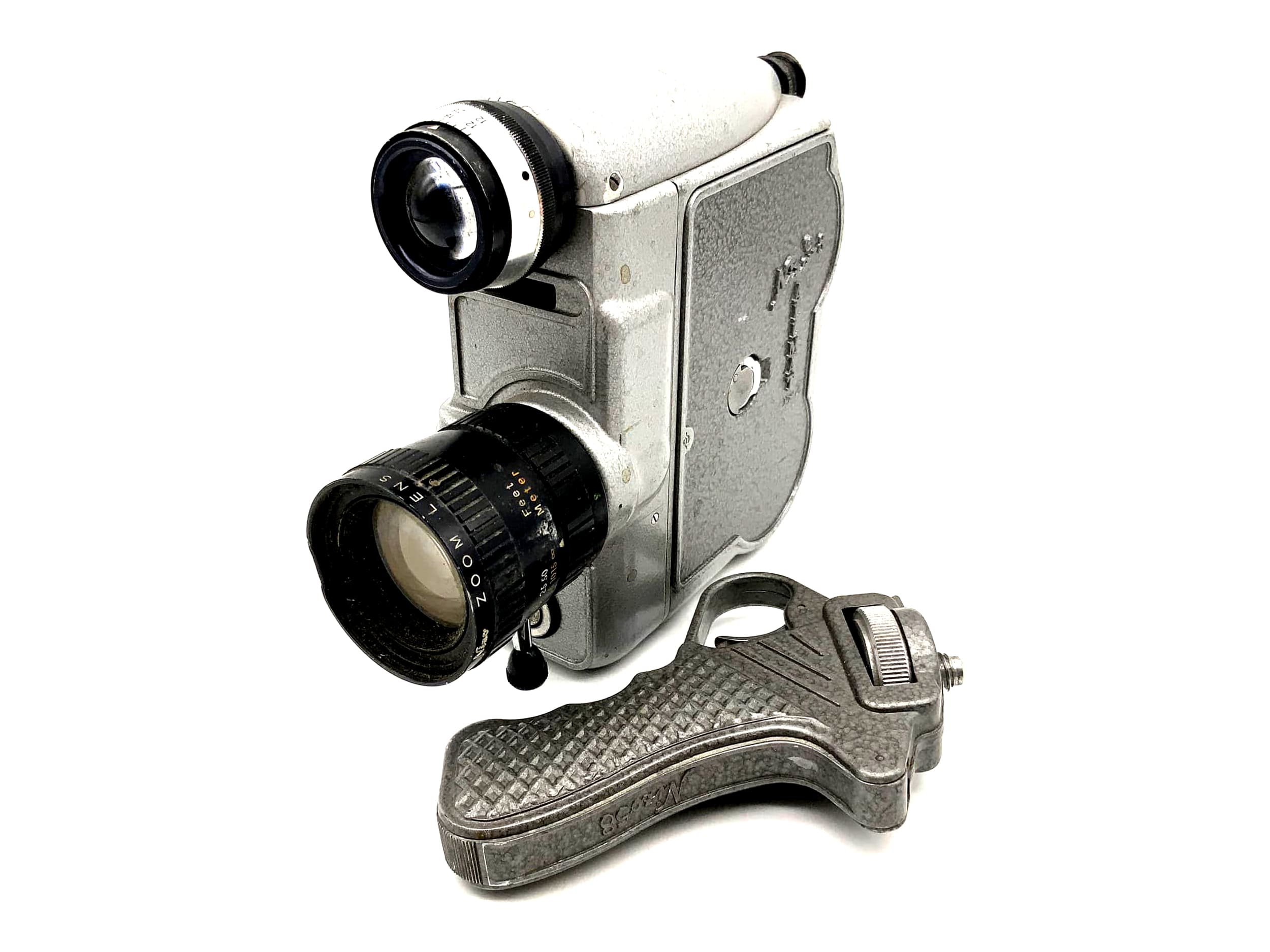 Braun Nizo-8 Allmat Mod.2 Filmkamera Nizo Zoom Lens 1:1.8 f=9-28 Super 8 Kamera