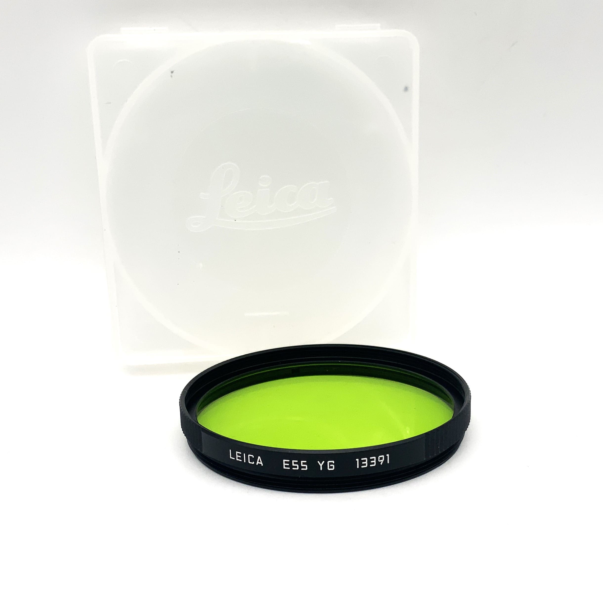 Leica Leitz Farbfilter E55 YG Gelbgrün yellow green 13391 Filter 55mm M55