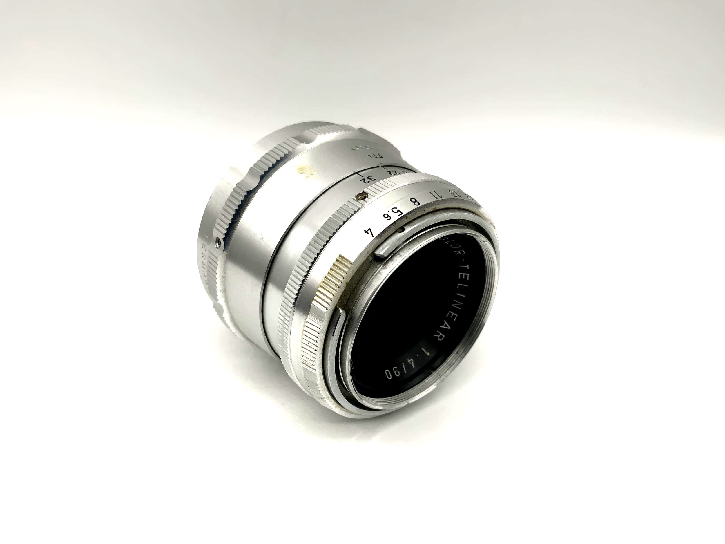 Agfa 90mm 1:4 Objektiv Ambi Silette Color-Telinar Kamera Camera Lens (Ambifex)