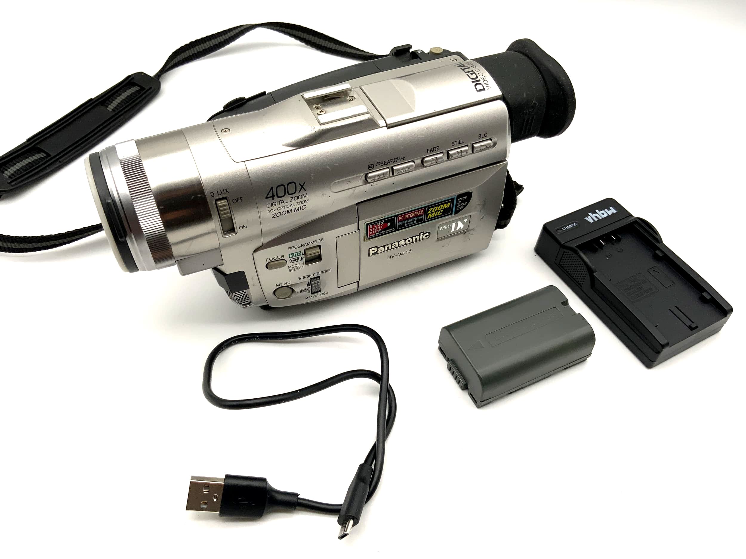 Panasonic NV-DS15 NV-DS15EG Camcorder Videokamera mit Akku