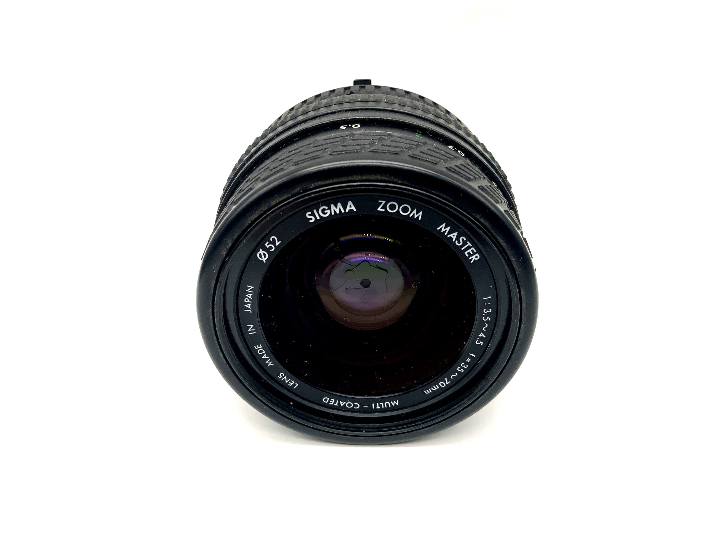Sigma 35-70mm 1:3.5-4.5 Objektiv Zoom Master Multi-Coated Kamera Lens (Nikon F)