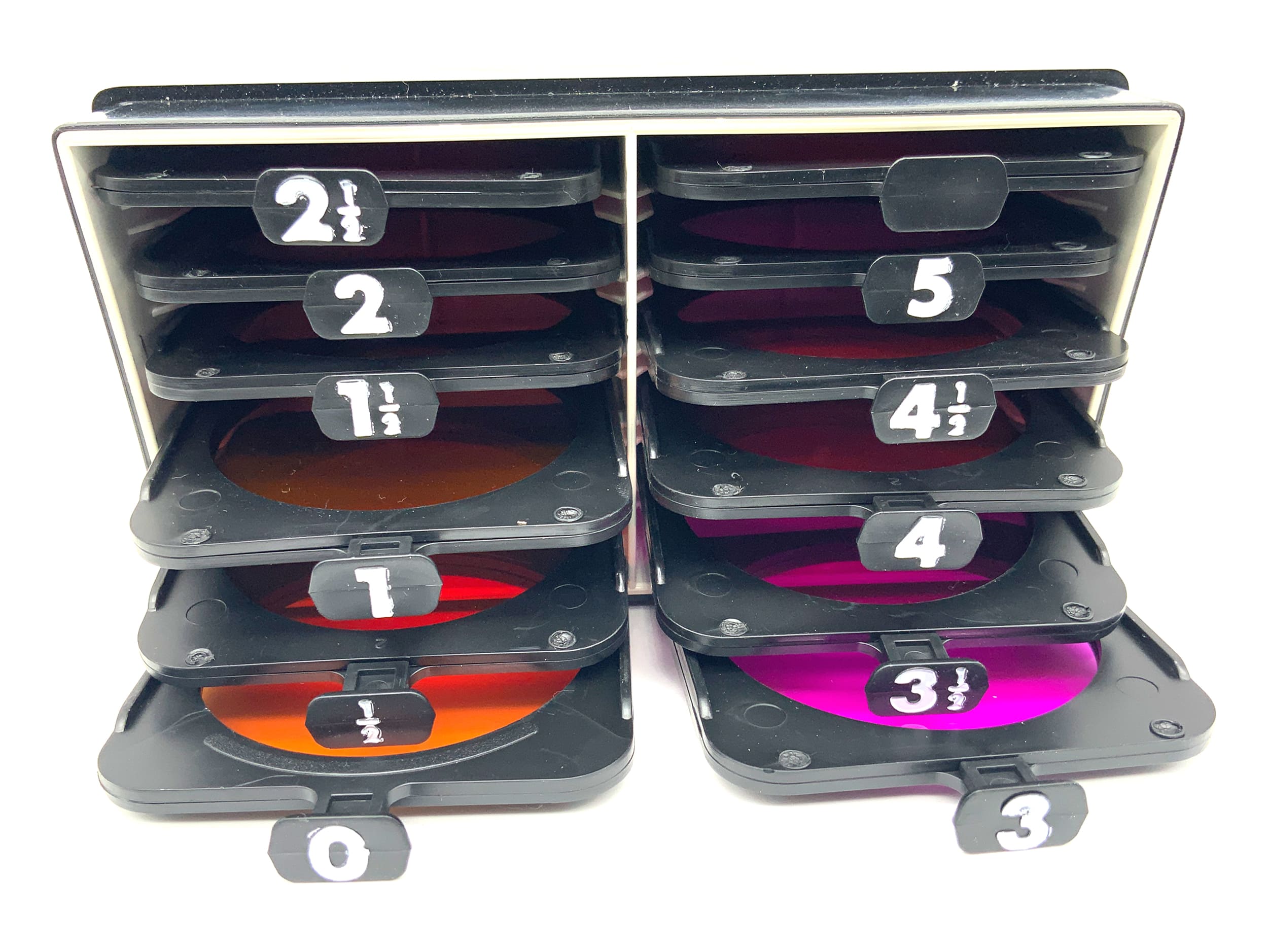 Ilford Filterset für Gradationswandelpapiere Grad 0-5 +roter… Rechteckig