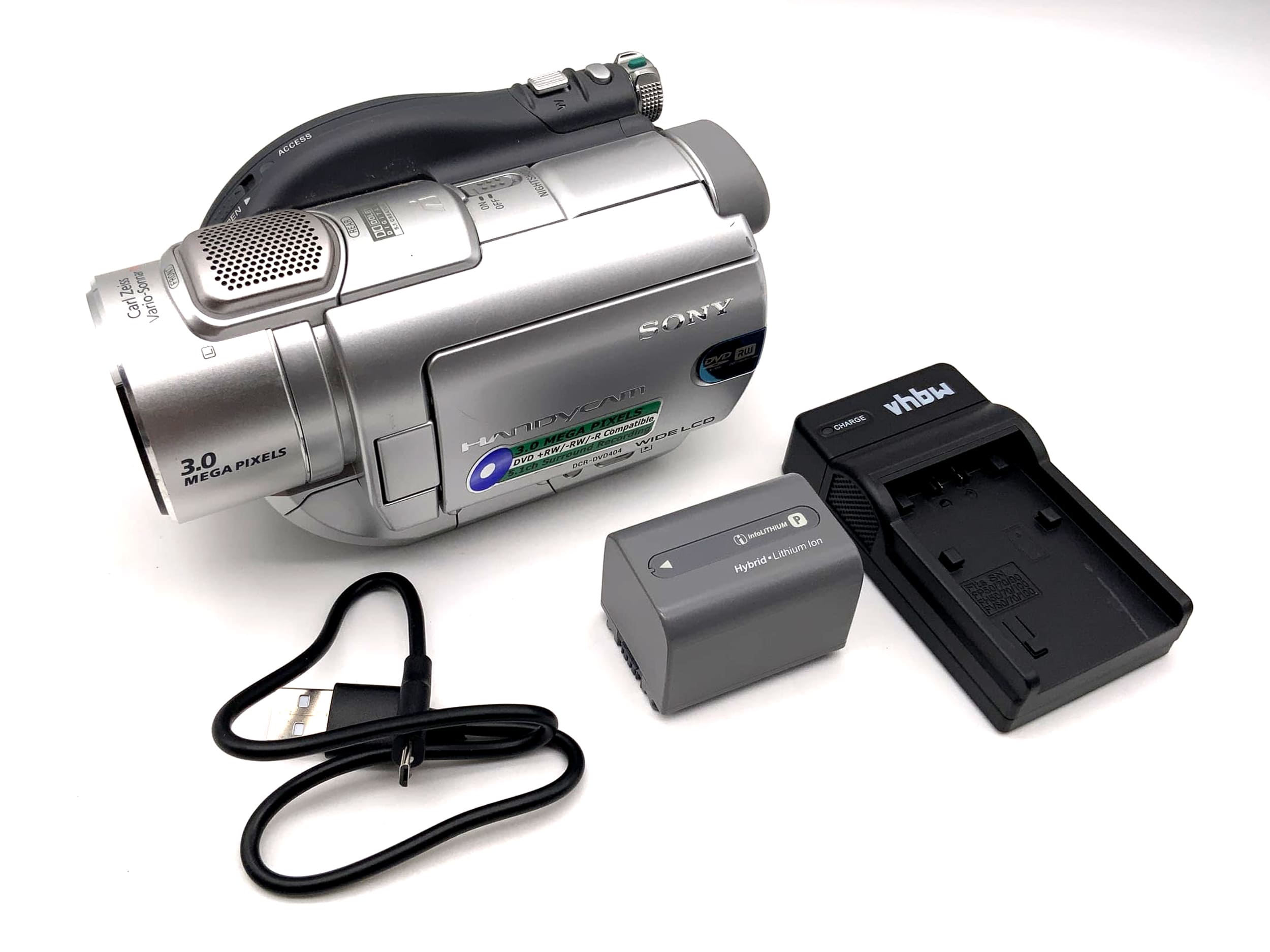 Sony Handycam DCR-DVD404E Camcorder Videokamera mit Akku