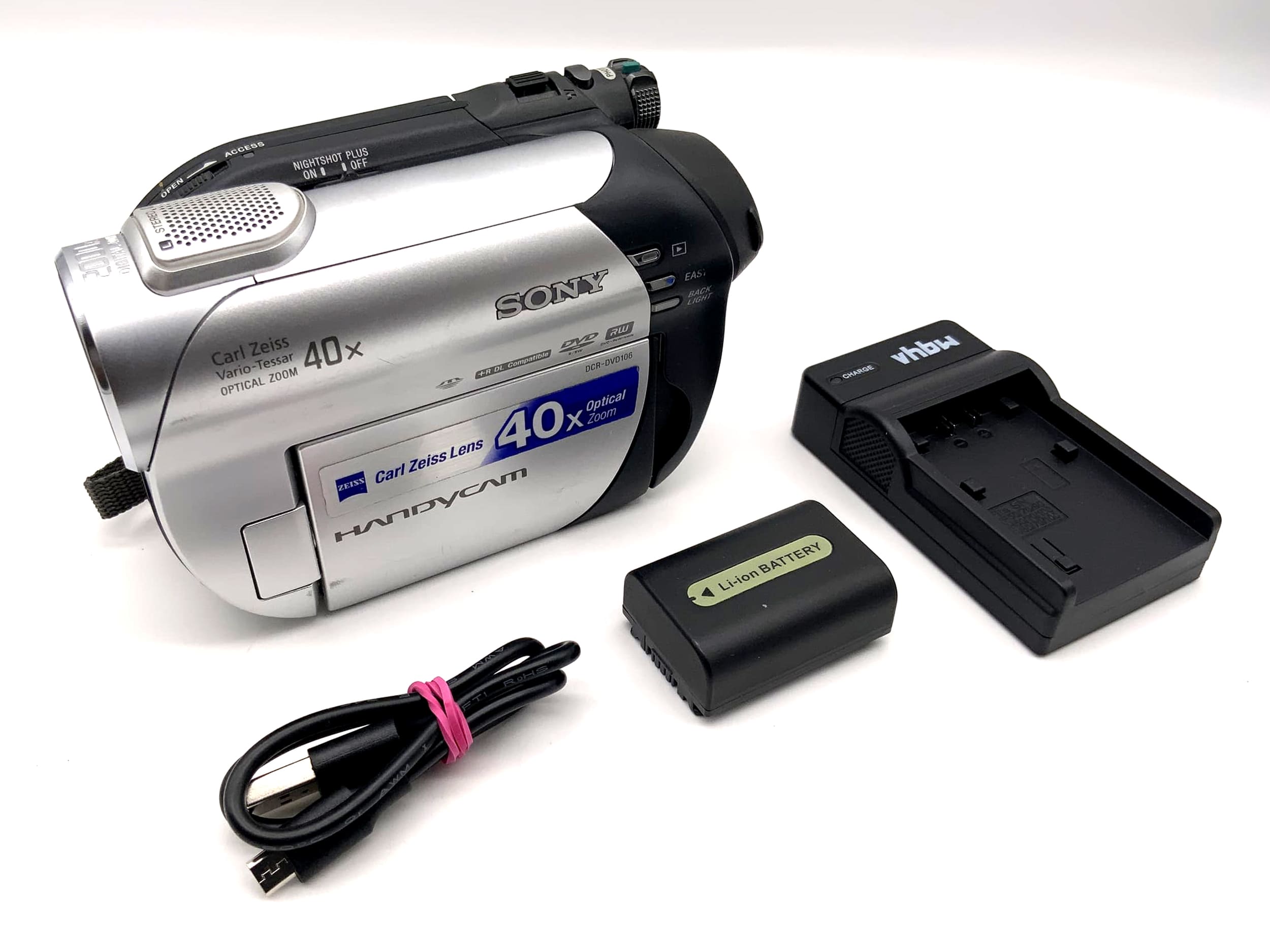 Sony Handycam DCR-DVD106E Camcorder Videokamera mit Akku