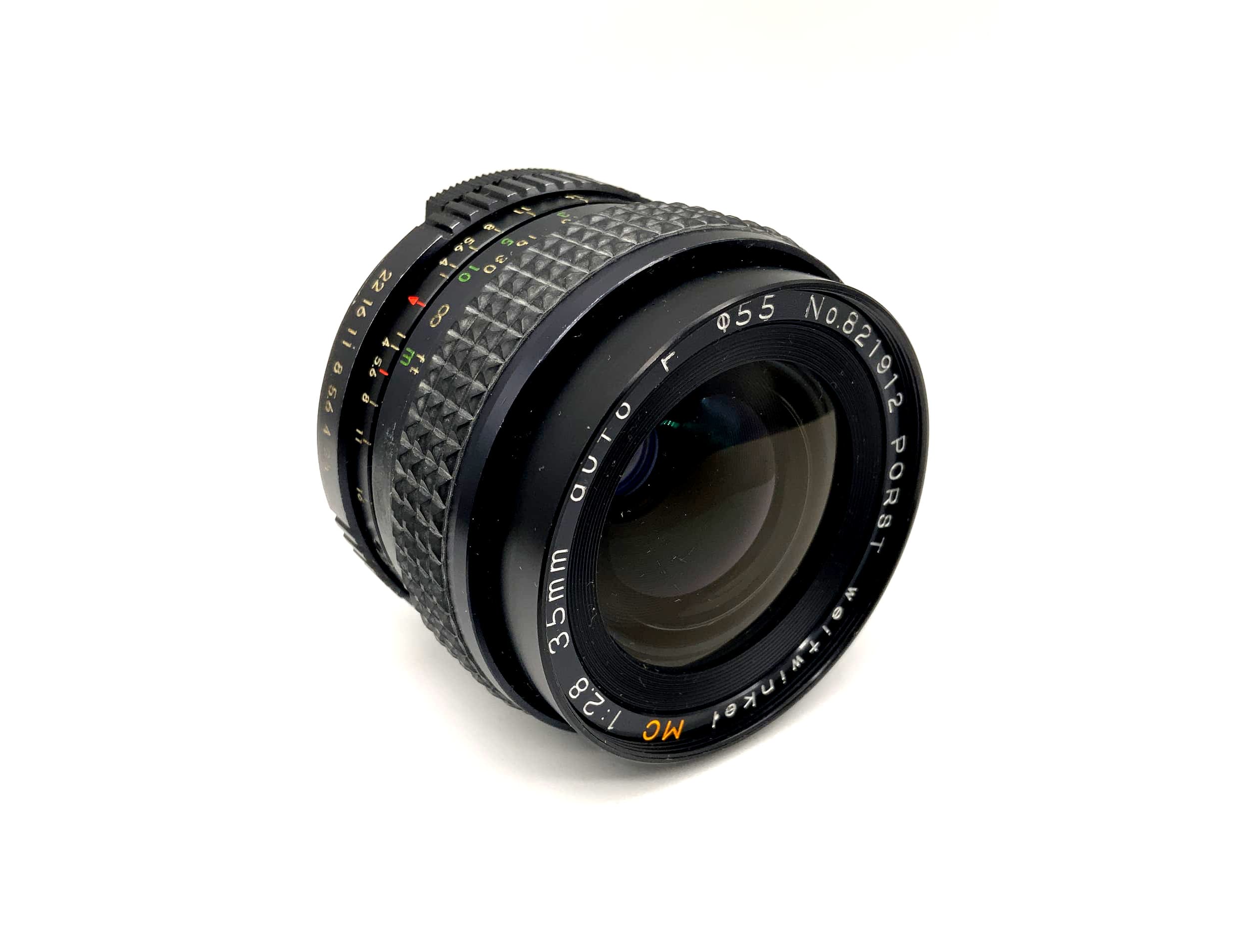 Porst 35mm 1:2.8 Objektiv Weitwinkel ww MC auto F Kamera Camera Lens (M42)