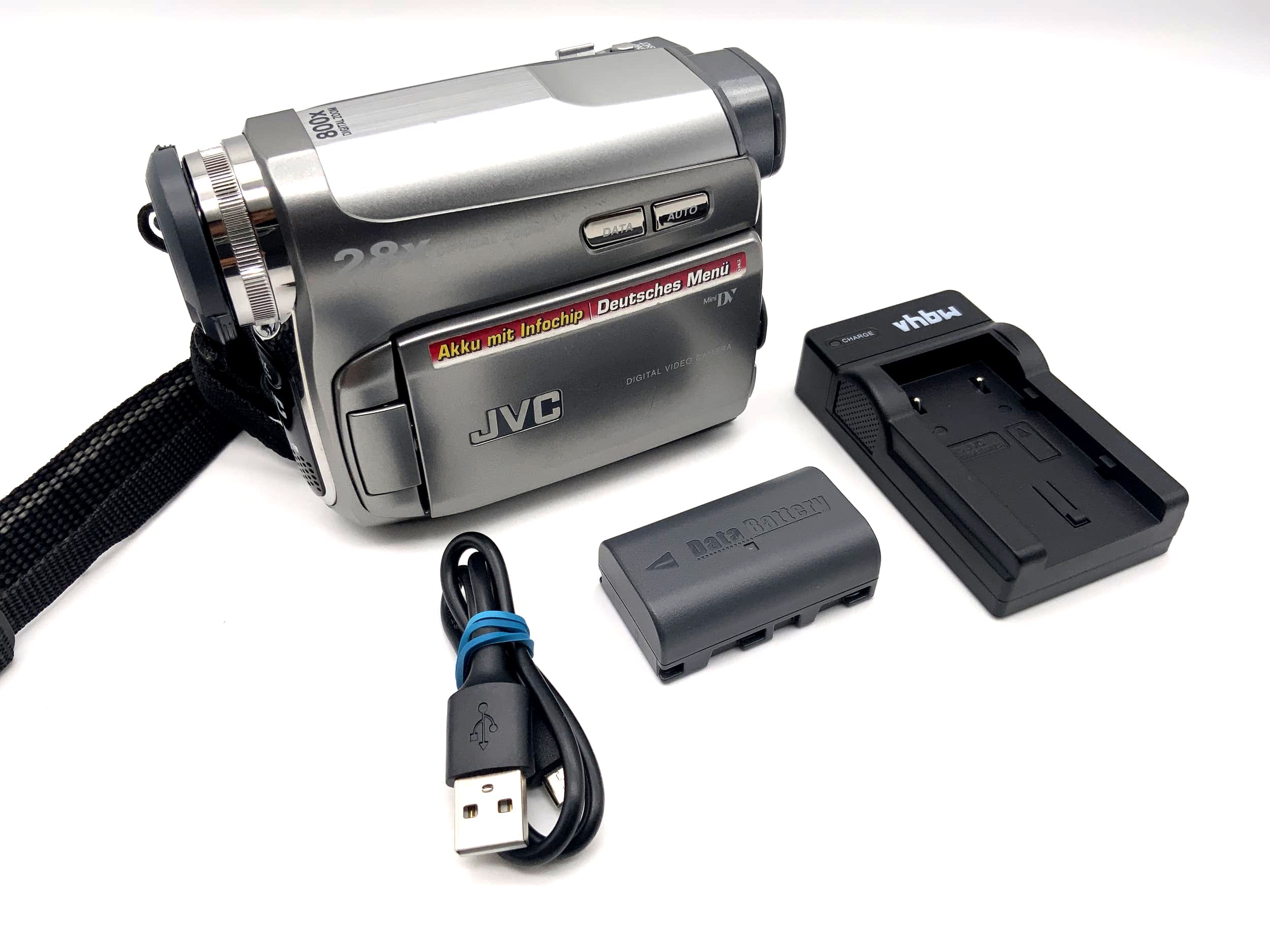 JVC Digital Video Camera GR-D725E Camcorder Videokamera mit Akku