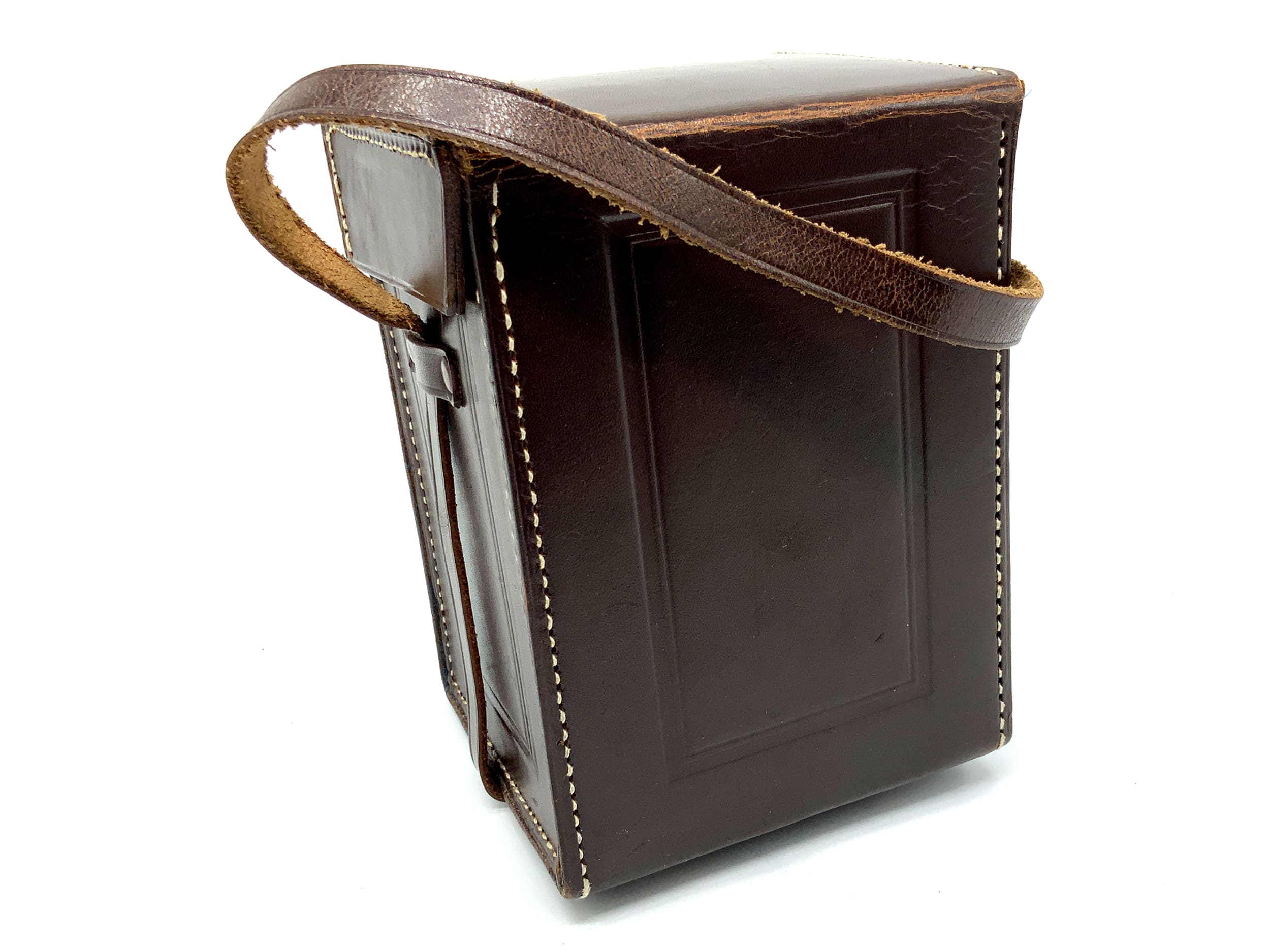 Voigtländer Superb Bereitschaftstasche braun Leder TLR Case Tasche Fototasche