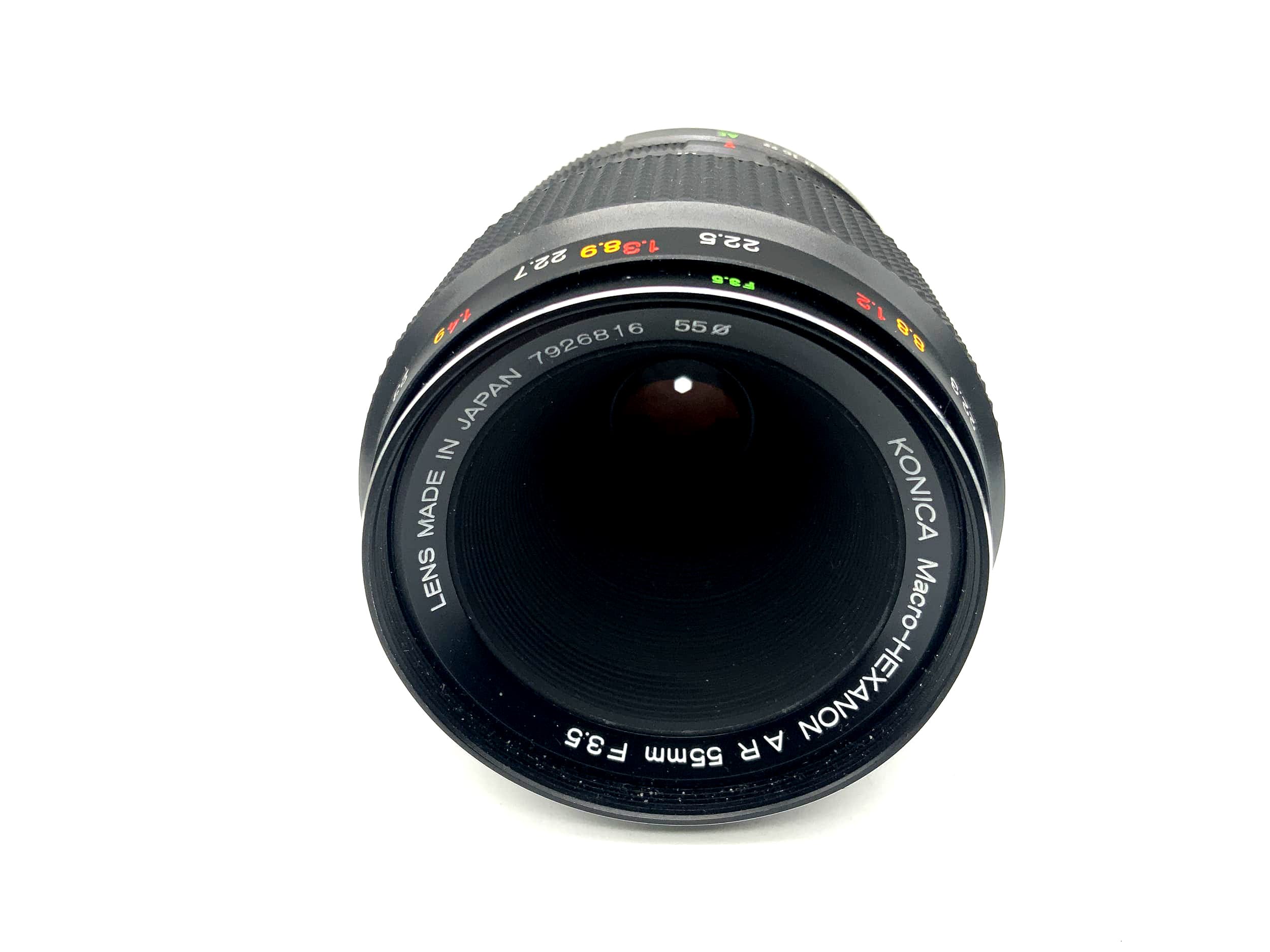 Konica 55mm 1:3.5 Objektiv Macro-Hexanon AR Kamera Camera Lens (Konica AR)