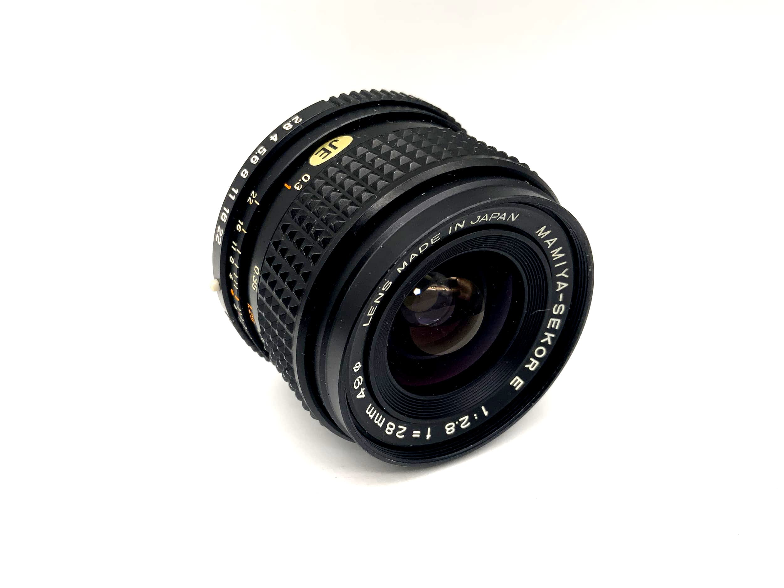 Mamiya 28mm 1:2.8 Objektiv Sekor E Kamera Camera Lens (Mamiya ZE)