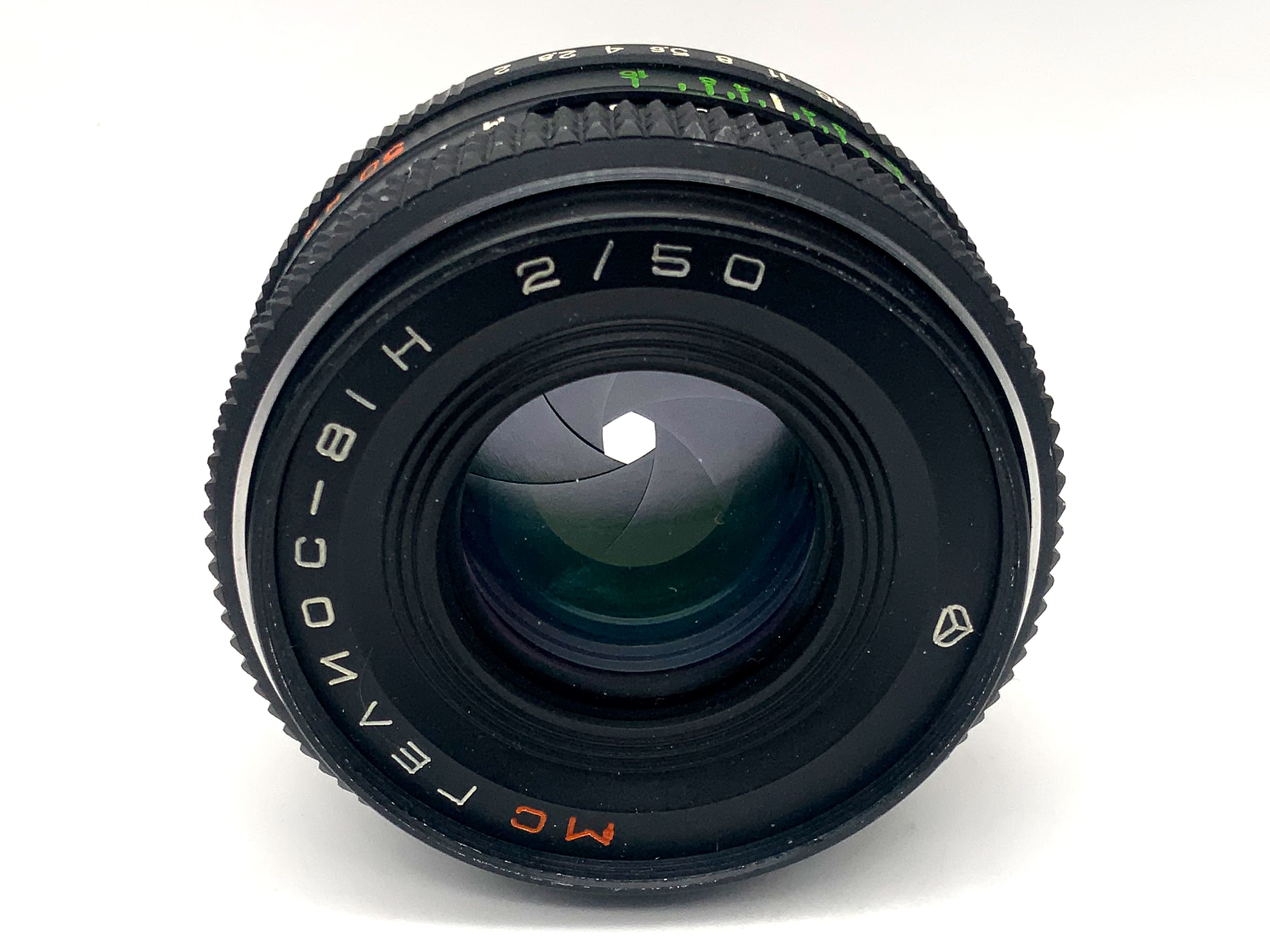 KMZ 50mm 1:2 Objektiv Kiev 20 Helios 81N MC Festbrennweite (Nikon F)