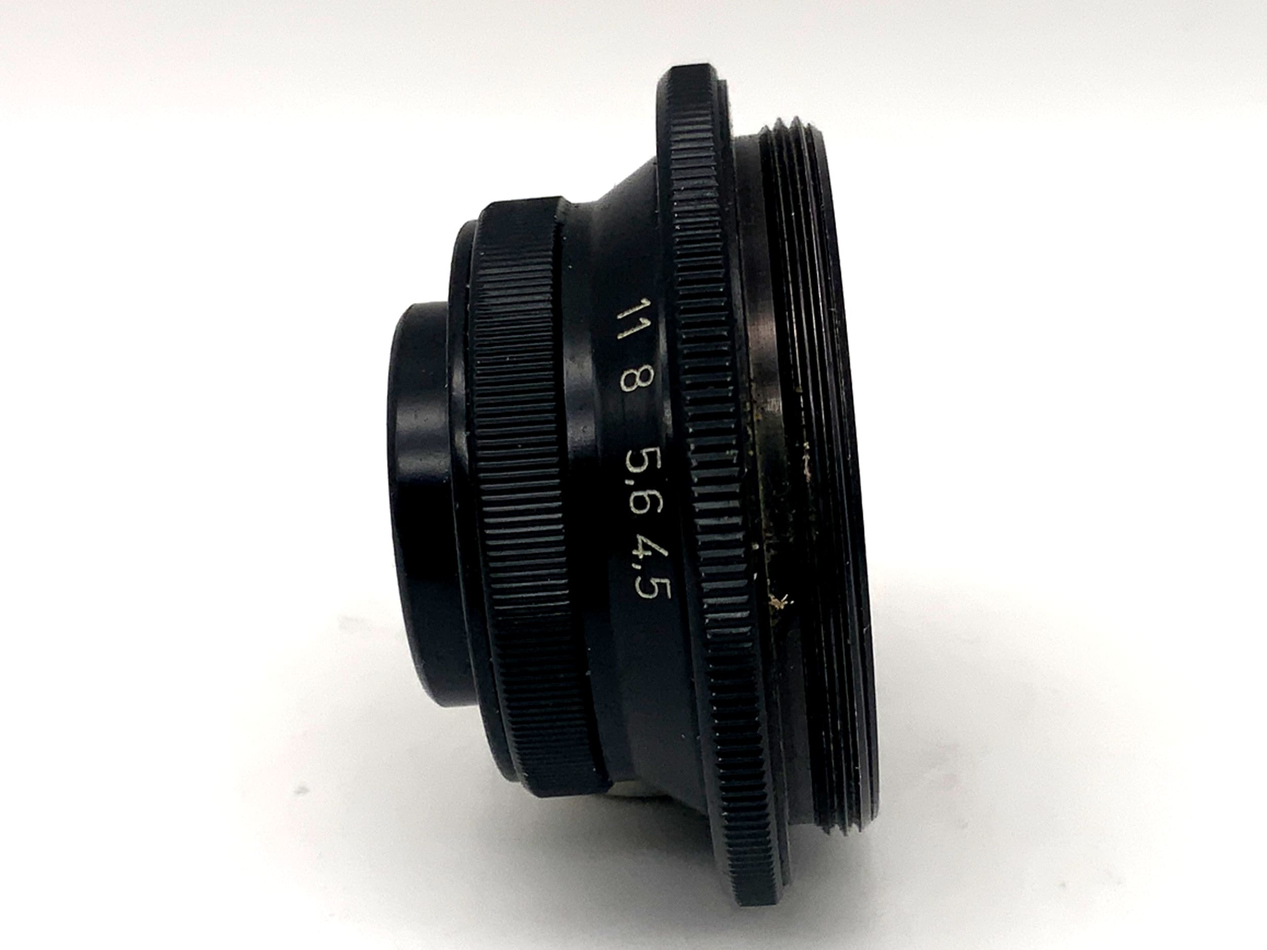 Mikar 55mm 1:4.5 Vergrößerungsobjektiv PZO red P Warszawa Enlarger Lens (M42)