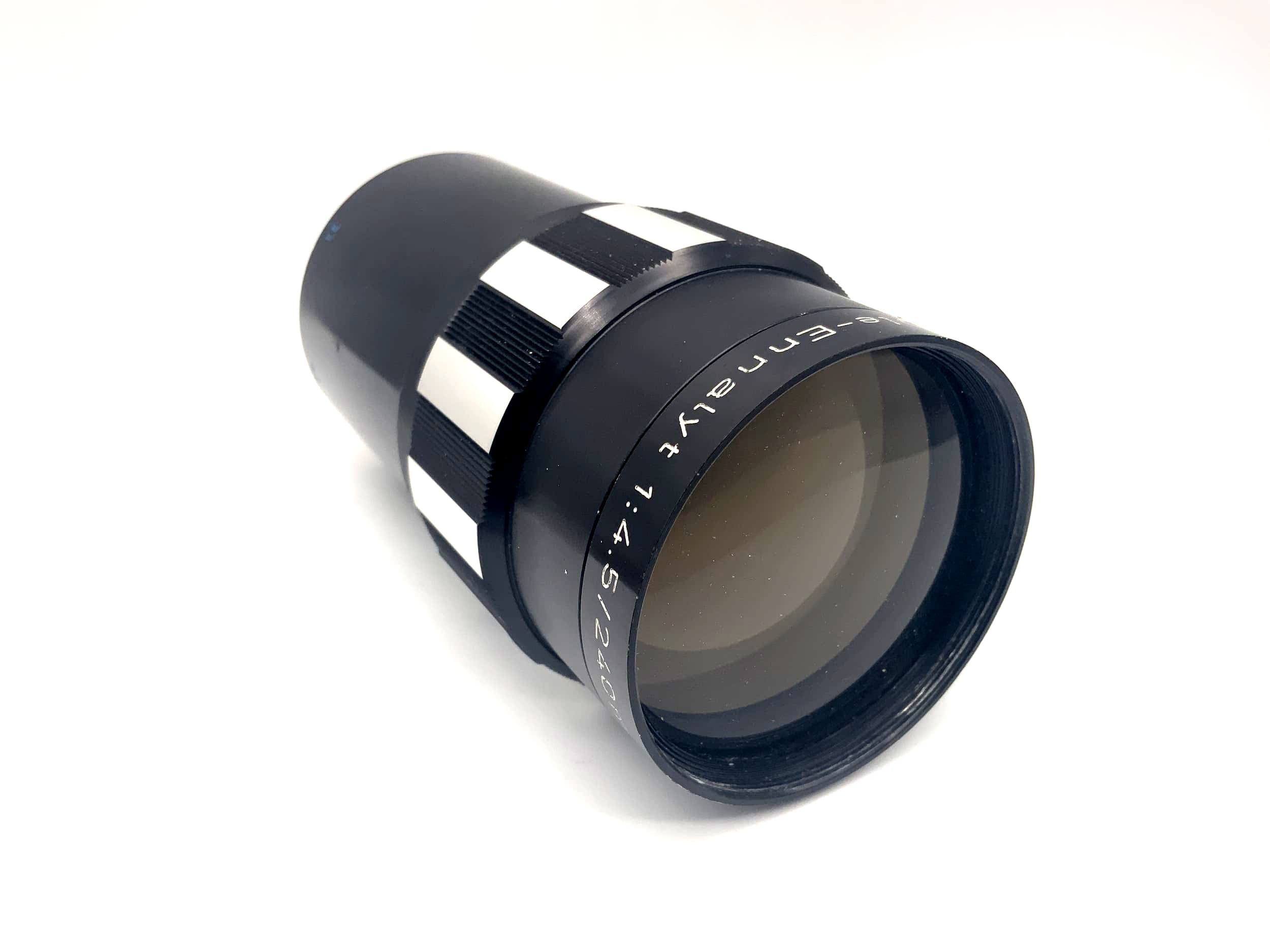 Enna München 240mm 1:4.5 Objektiv Tele-Ennalyt Zebra Lens (Enna Wechselsockel)