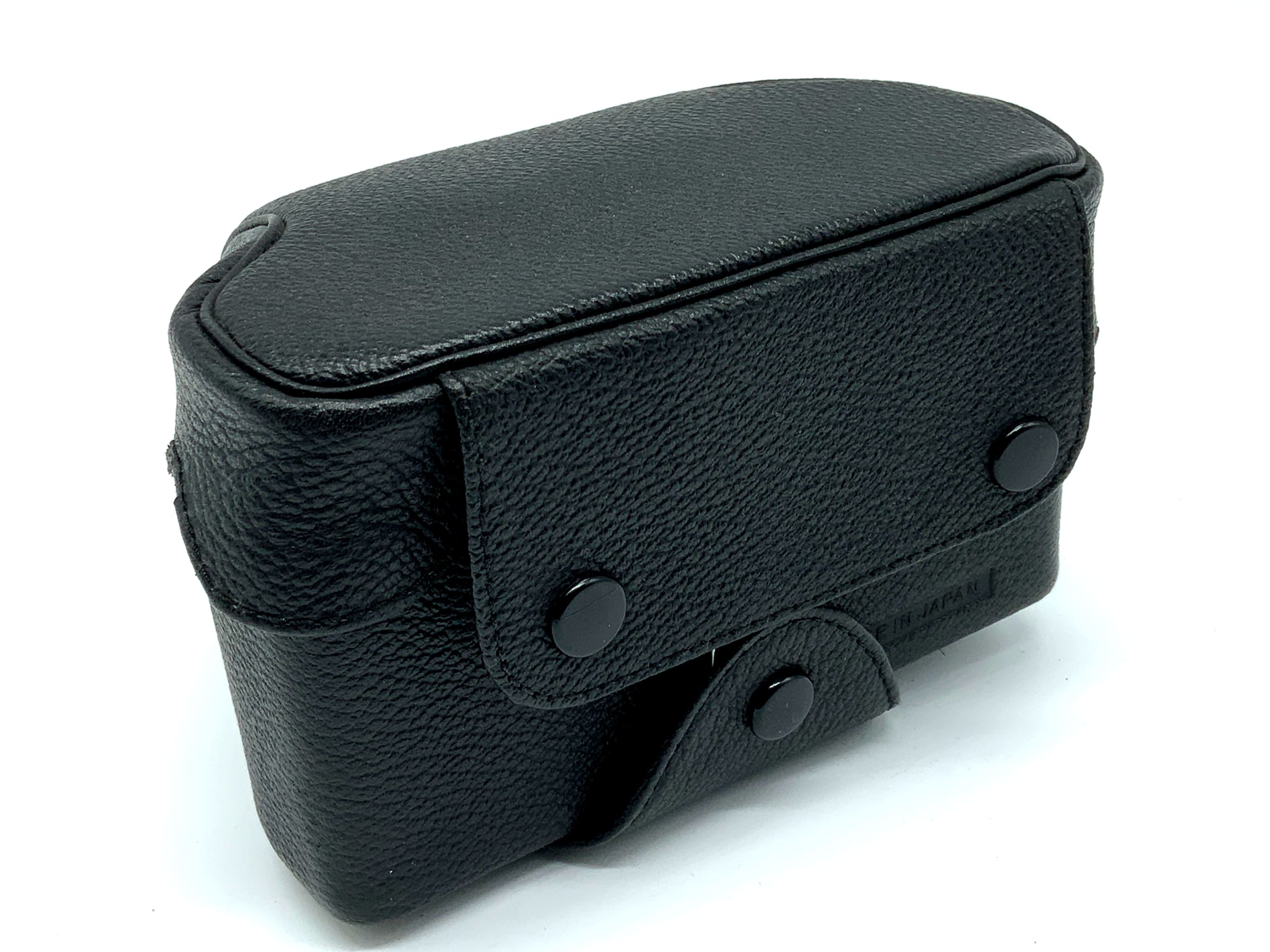 Topcon Super D Bereitschaftstasche schwarz Leder Case Tasche Fototasche