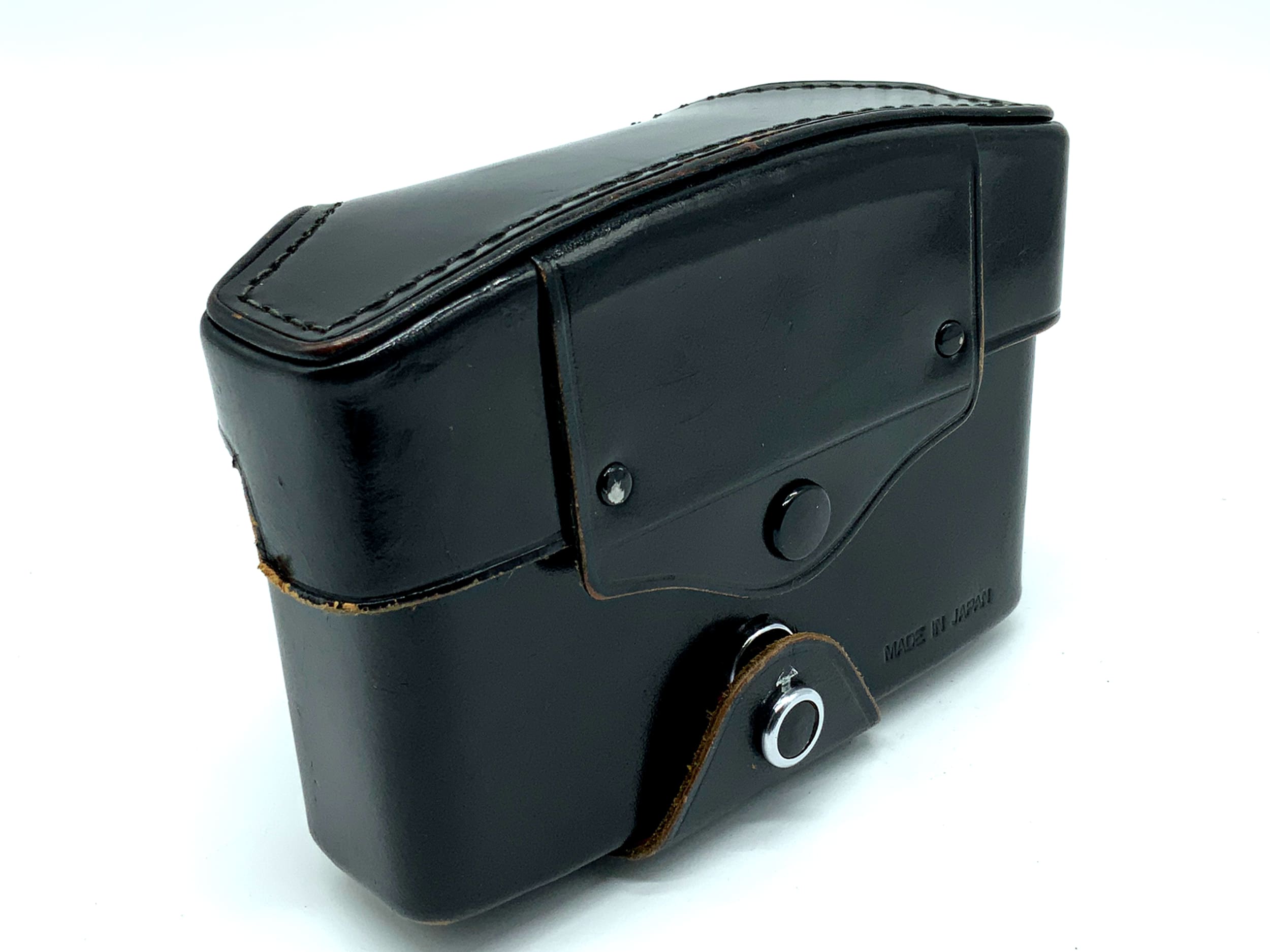 Topcon Uni Bereitschaftstasche schwarz Leder Case Tasche Fototasche Kameratasche