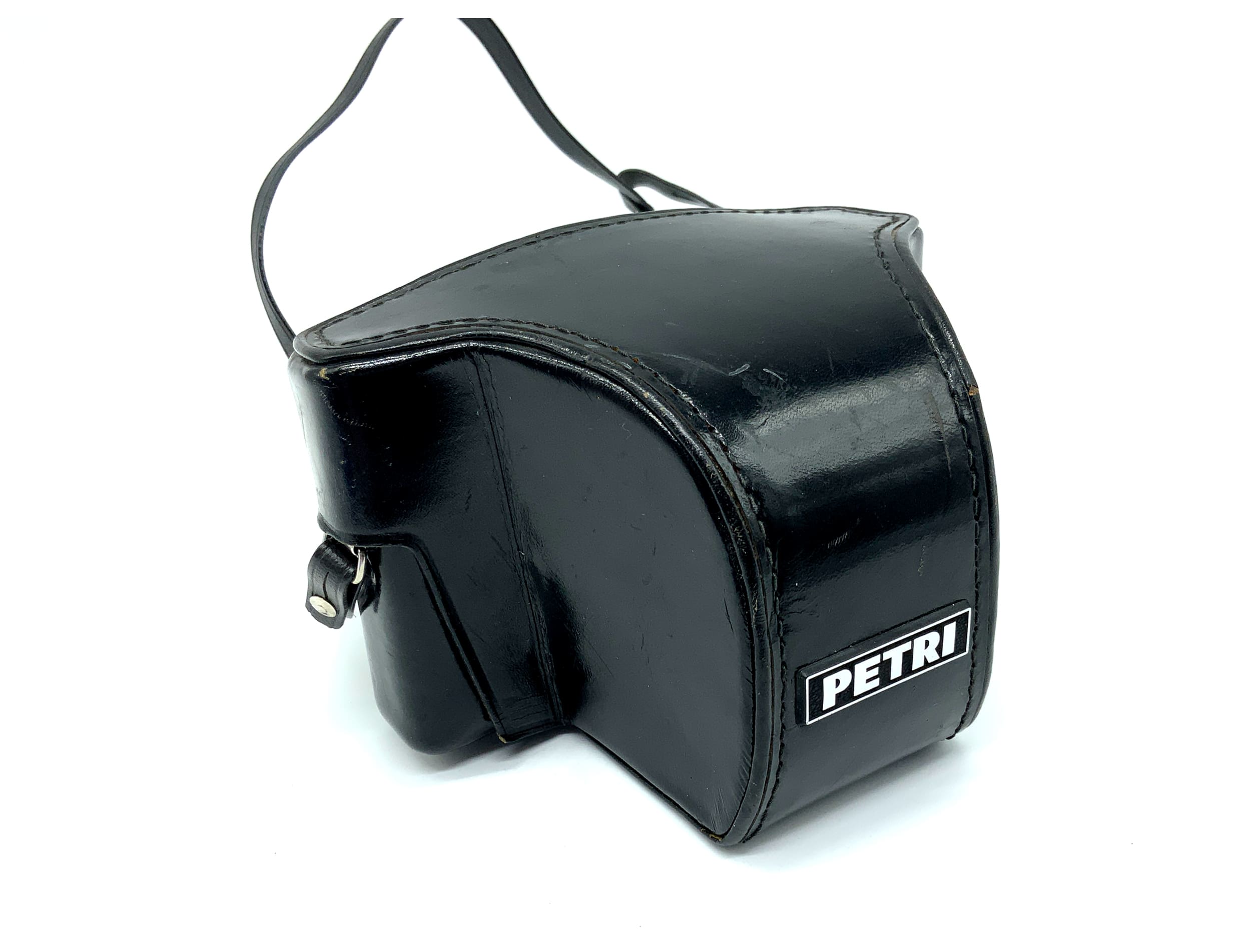 Petri Petriflex 7 Bereitschaftstasche schwarz Leder Case Tasche Fototasche