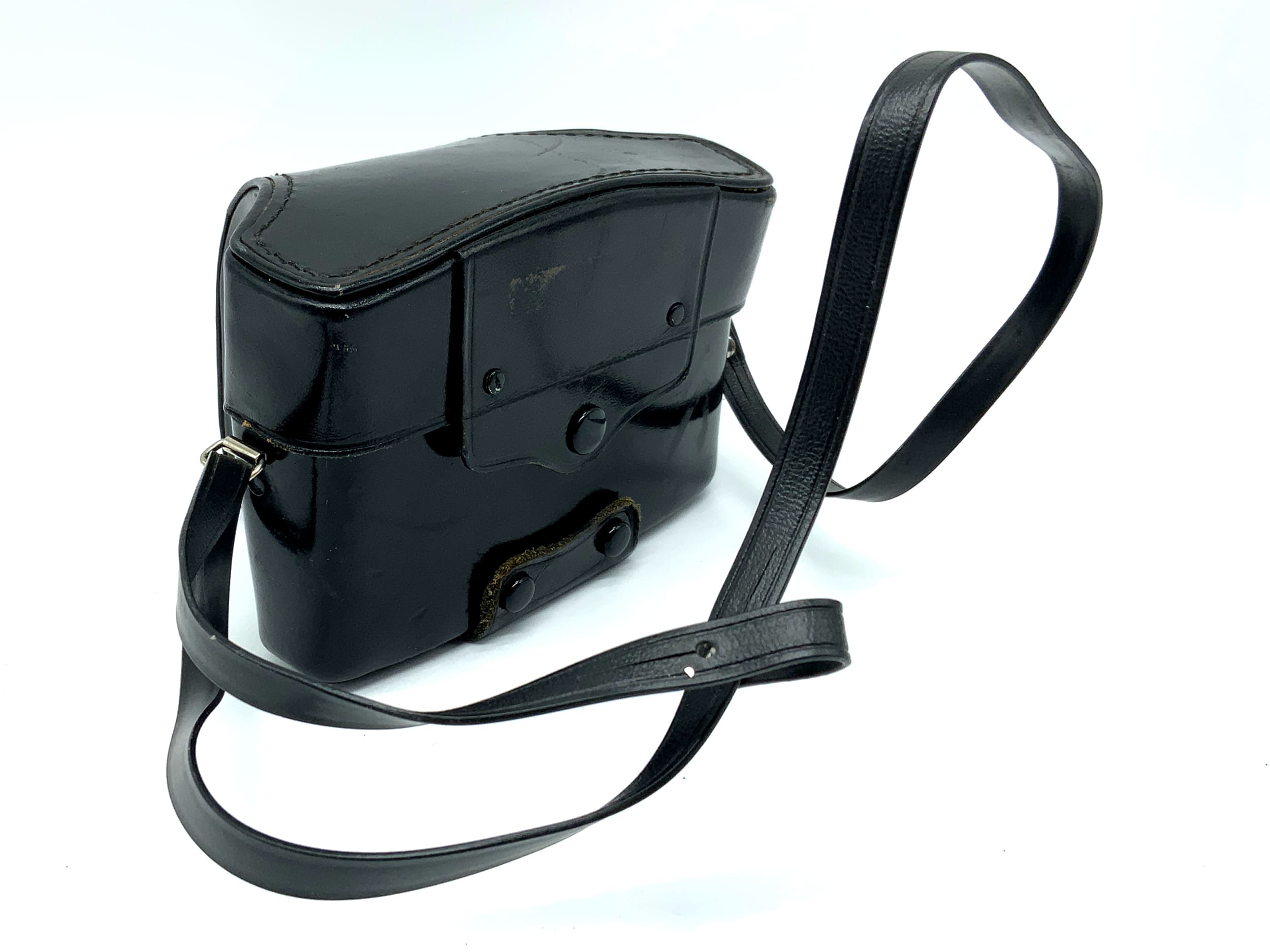 Petri Petriflex 7 Bereitschaftstasche schwarz Leder Case Tasche Fototasche