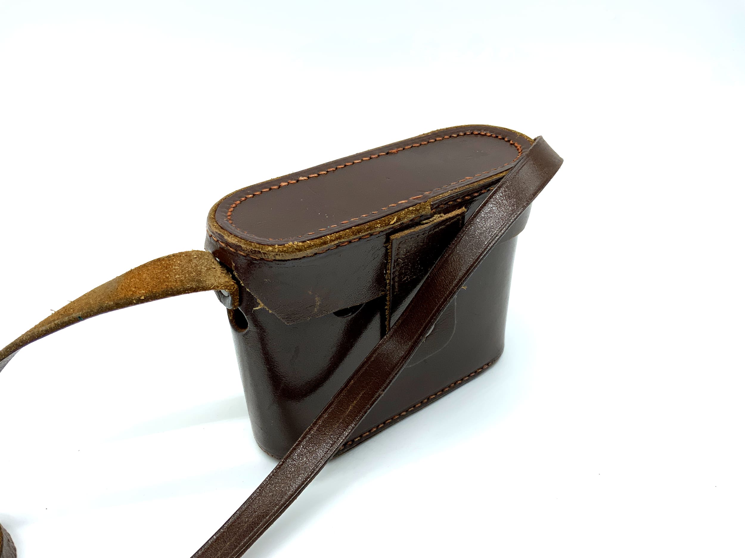 für Berning Robot II Bereitschaftstasche braun Leder Case Tasche Fototasche