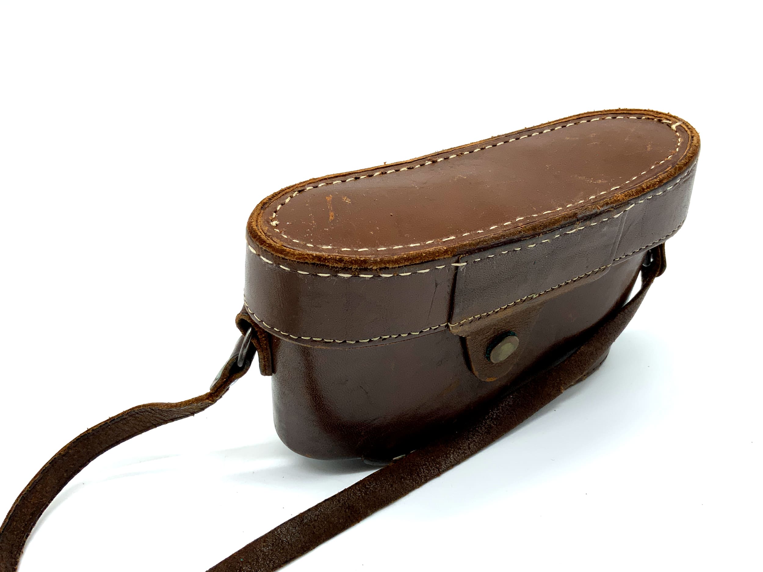 Bell & Howell Foton Bereitschaftstasche braun B&H Leder Case Tasche Fototasche