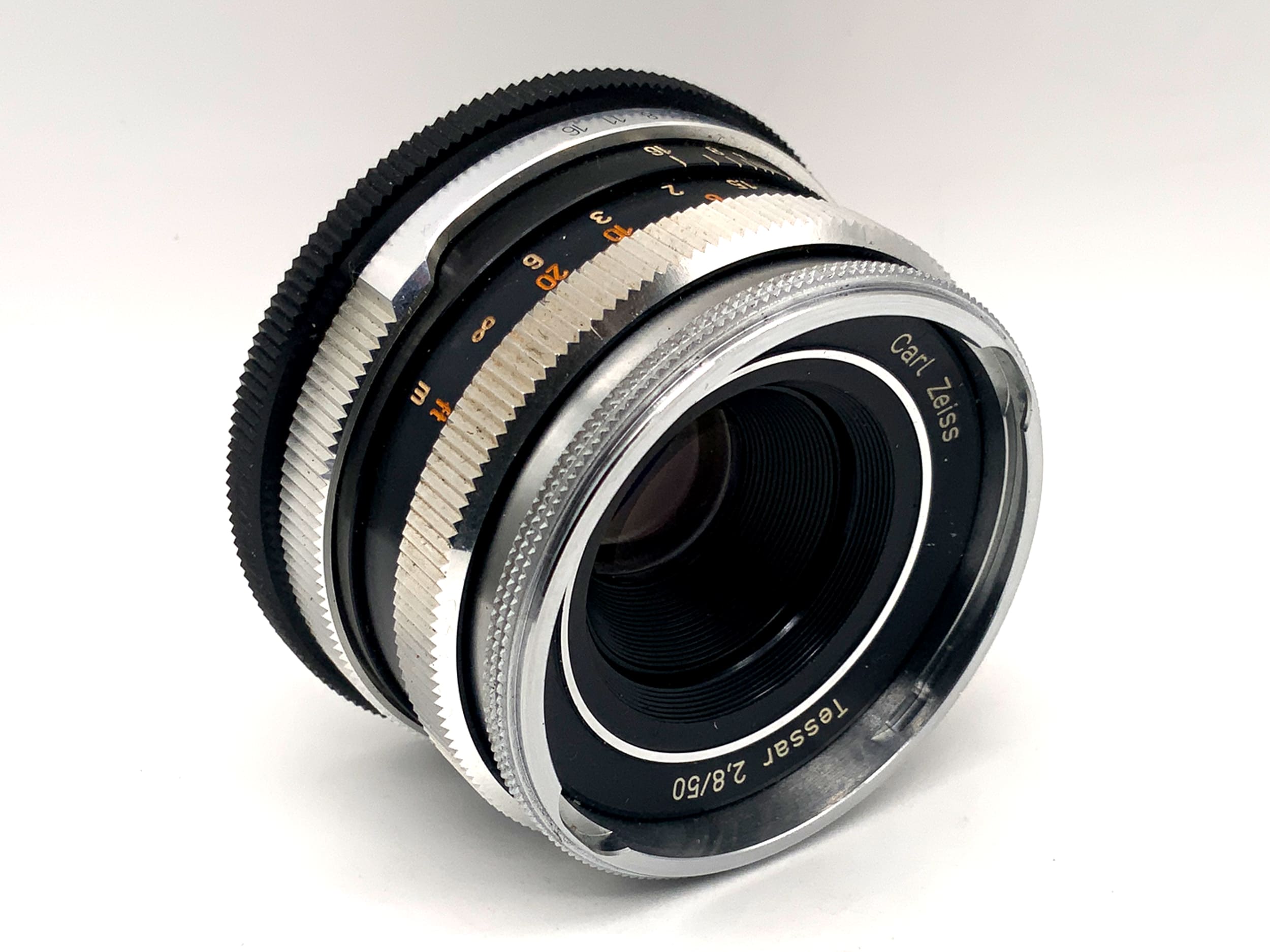 Carl Zeiss 50mm 1:2.8 Objektiv Tessar Festbrennweite (Icarex BM)