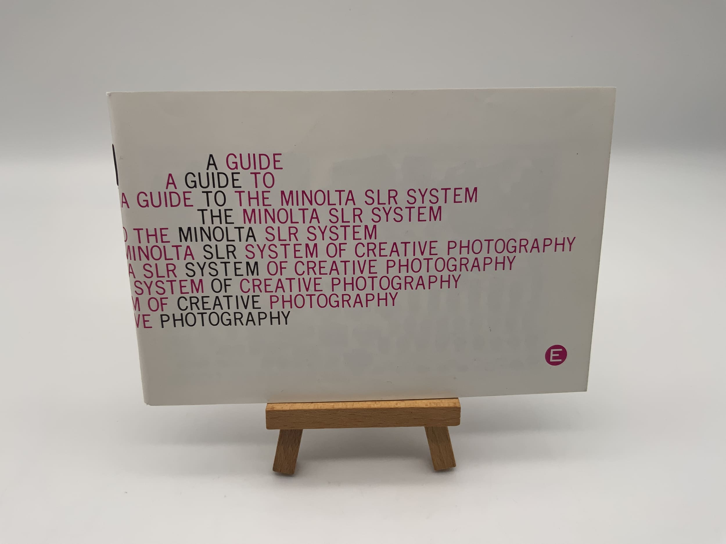 Minolta Produktkatalog Bedienungsanleitung