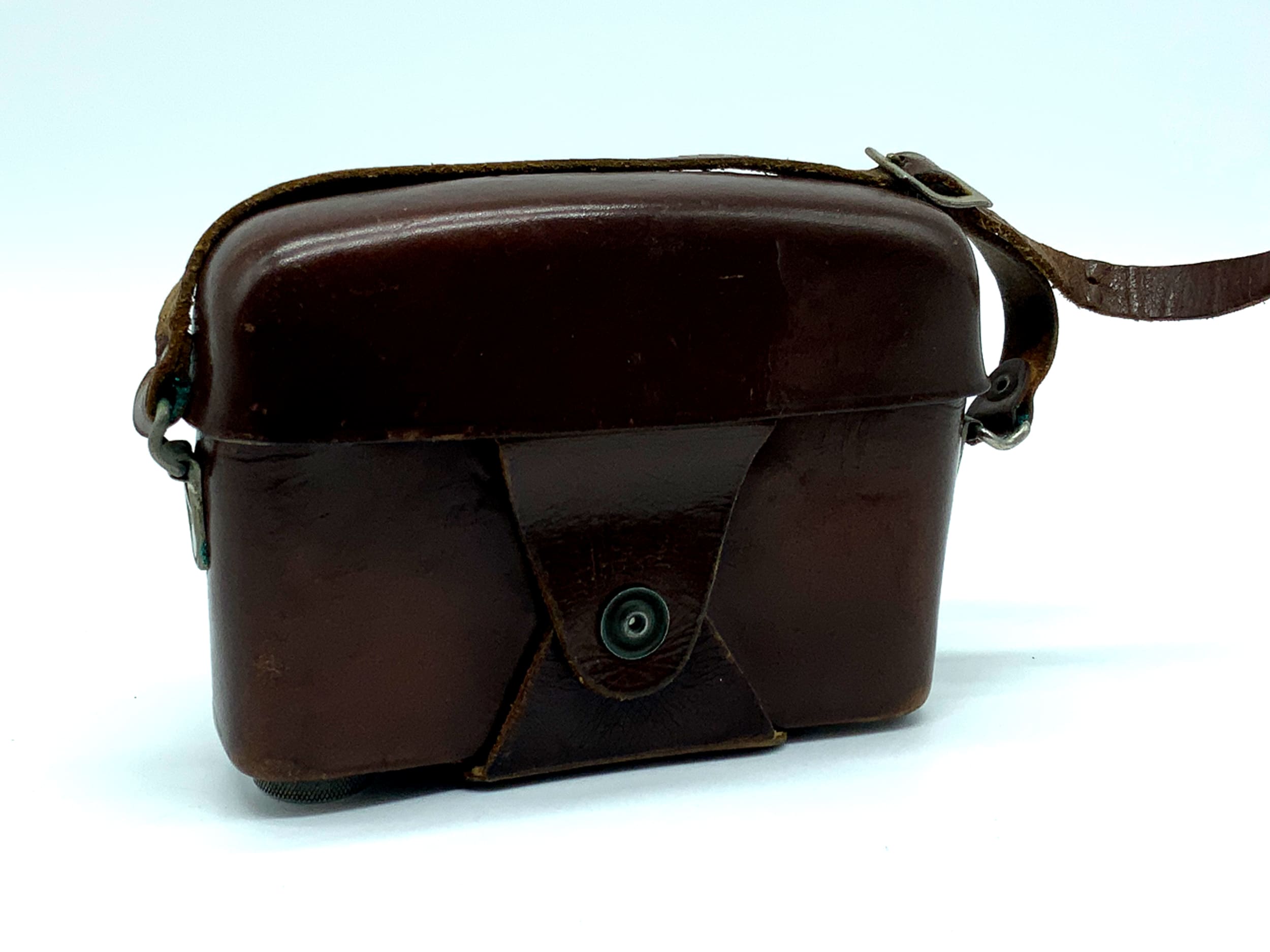 Voigtländer Vitessa T Bereitschaftstasche braun Leder Case Tasche Fototasche