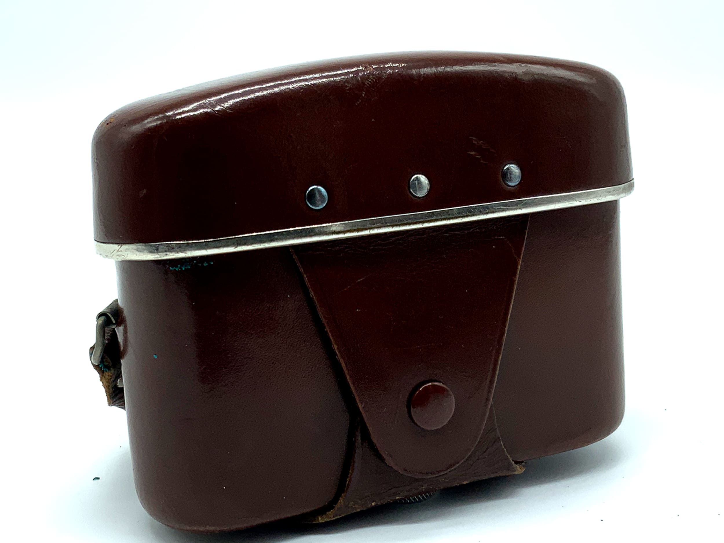 Voigtländer Prominent II Bereitschaftstasche braun Leder Case Tasche Fototasche