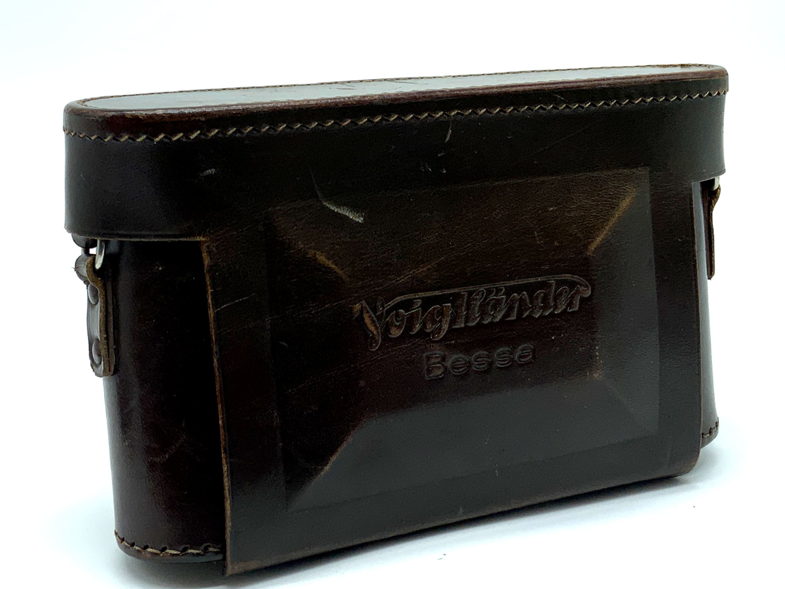 Voigtländer Bessa Bereitschaftstasche braun Leder Case Tasche Fototasche
