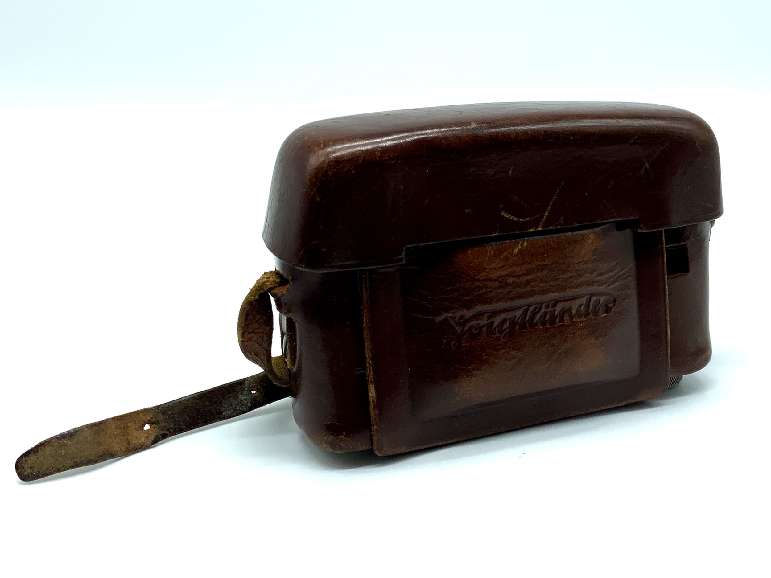 Voigtländer Vintessa L Bereitschaftstasche braun Leder Case Tasche Fototasche