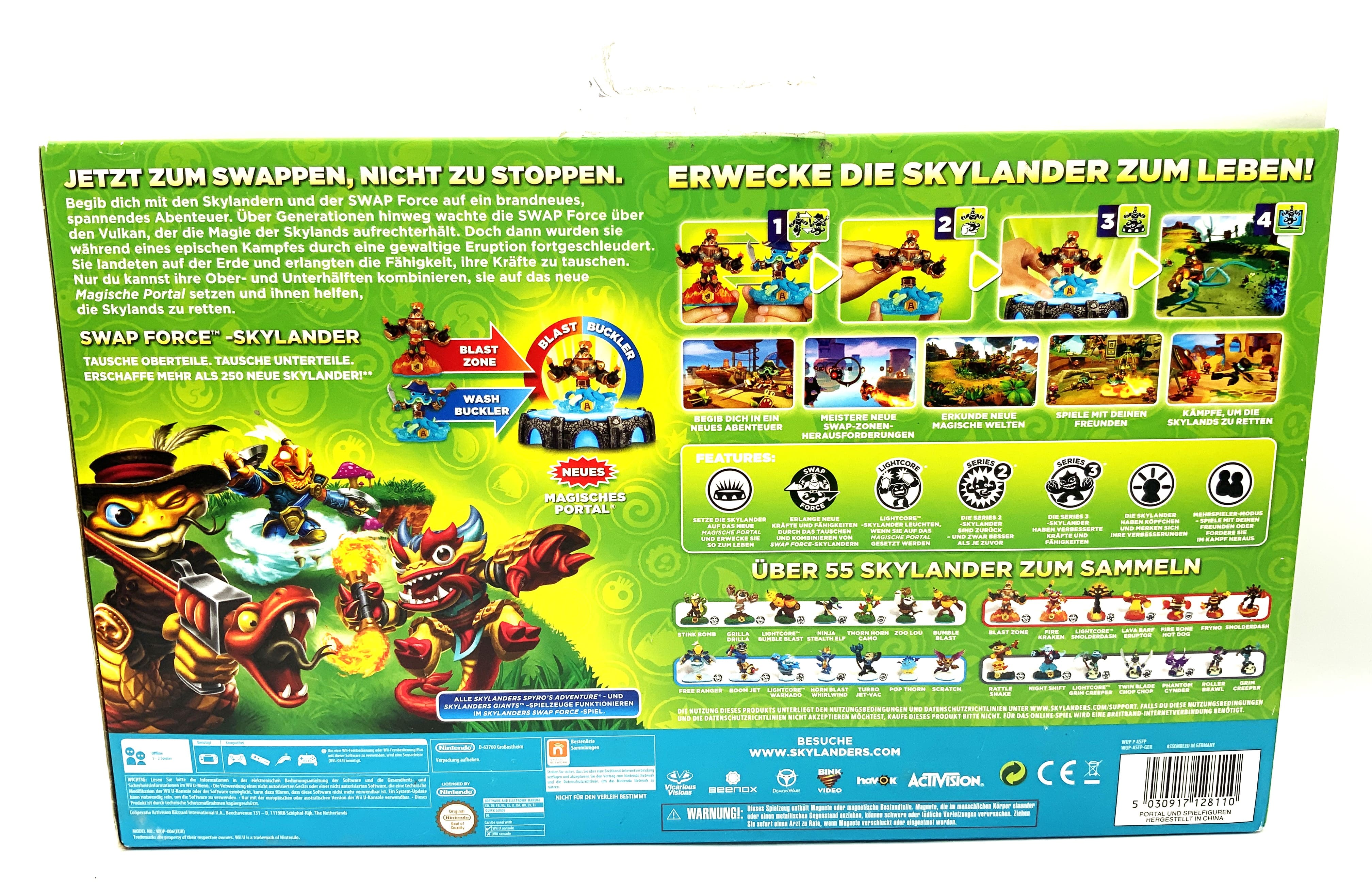 Skylanders Swap Force Starterset für Nintendo Wii u starter Pack
