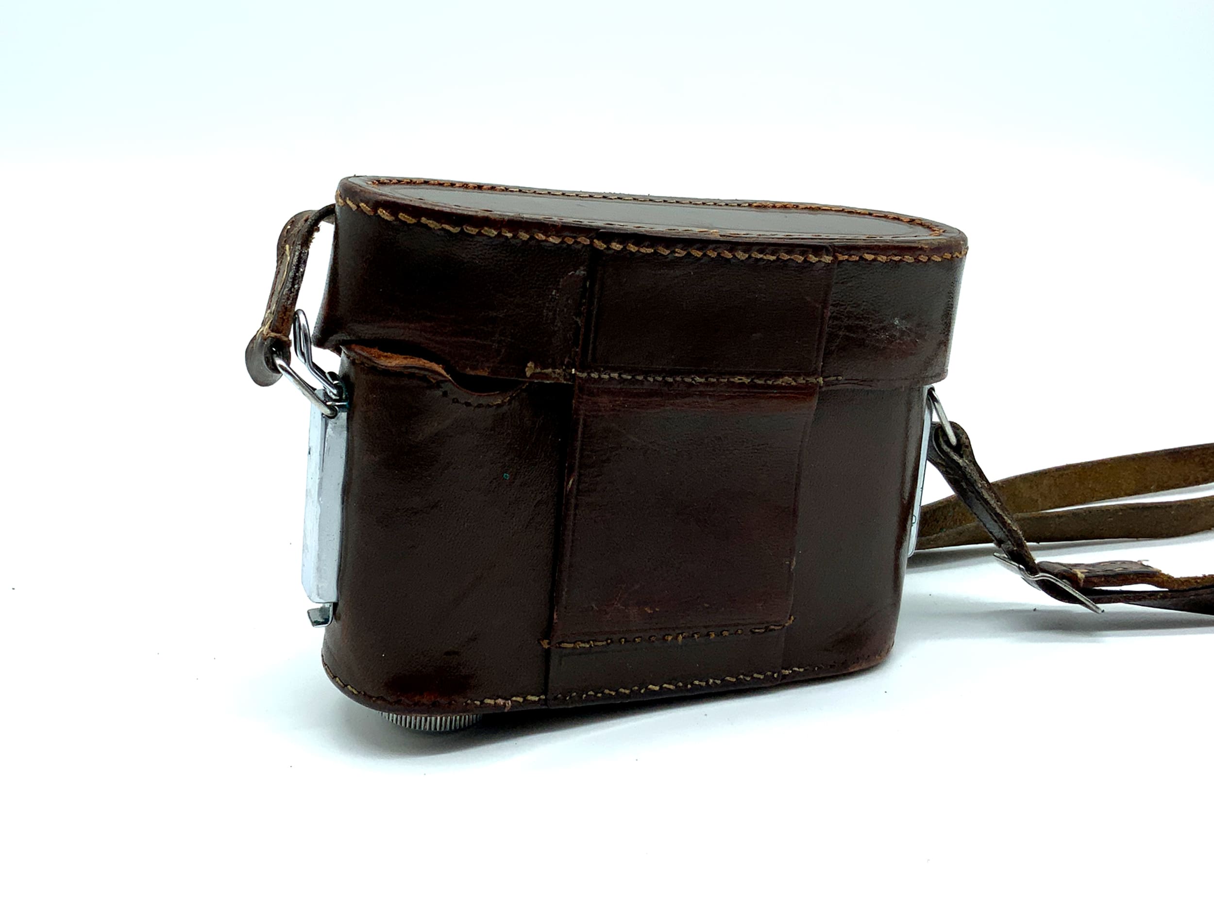 Zeiss Ikon für Contessa (533/24) Bereitschaftstasche braun Leder Case Tasche