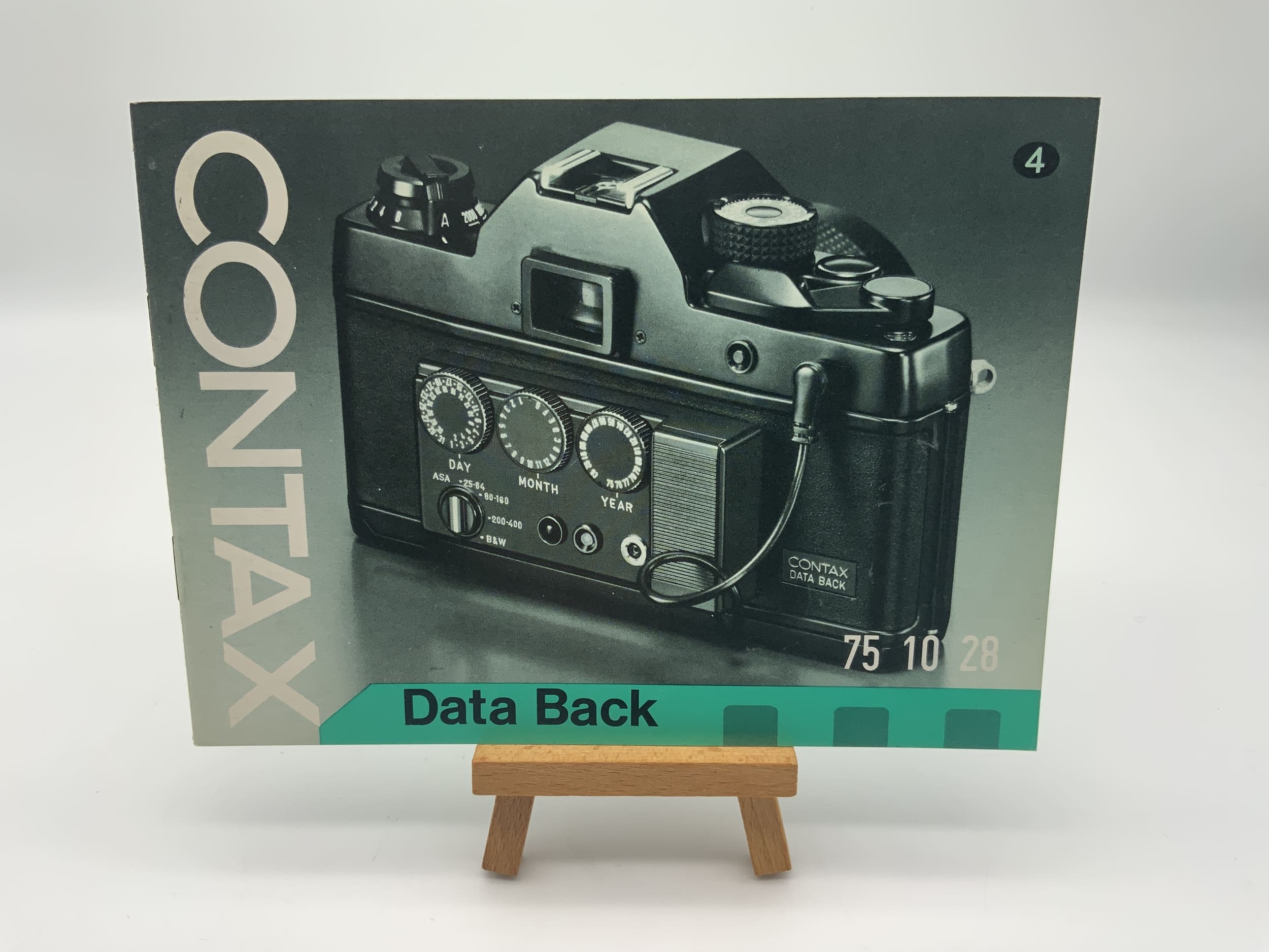 Contax Data Back Bedienungsanleitung