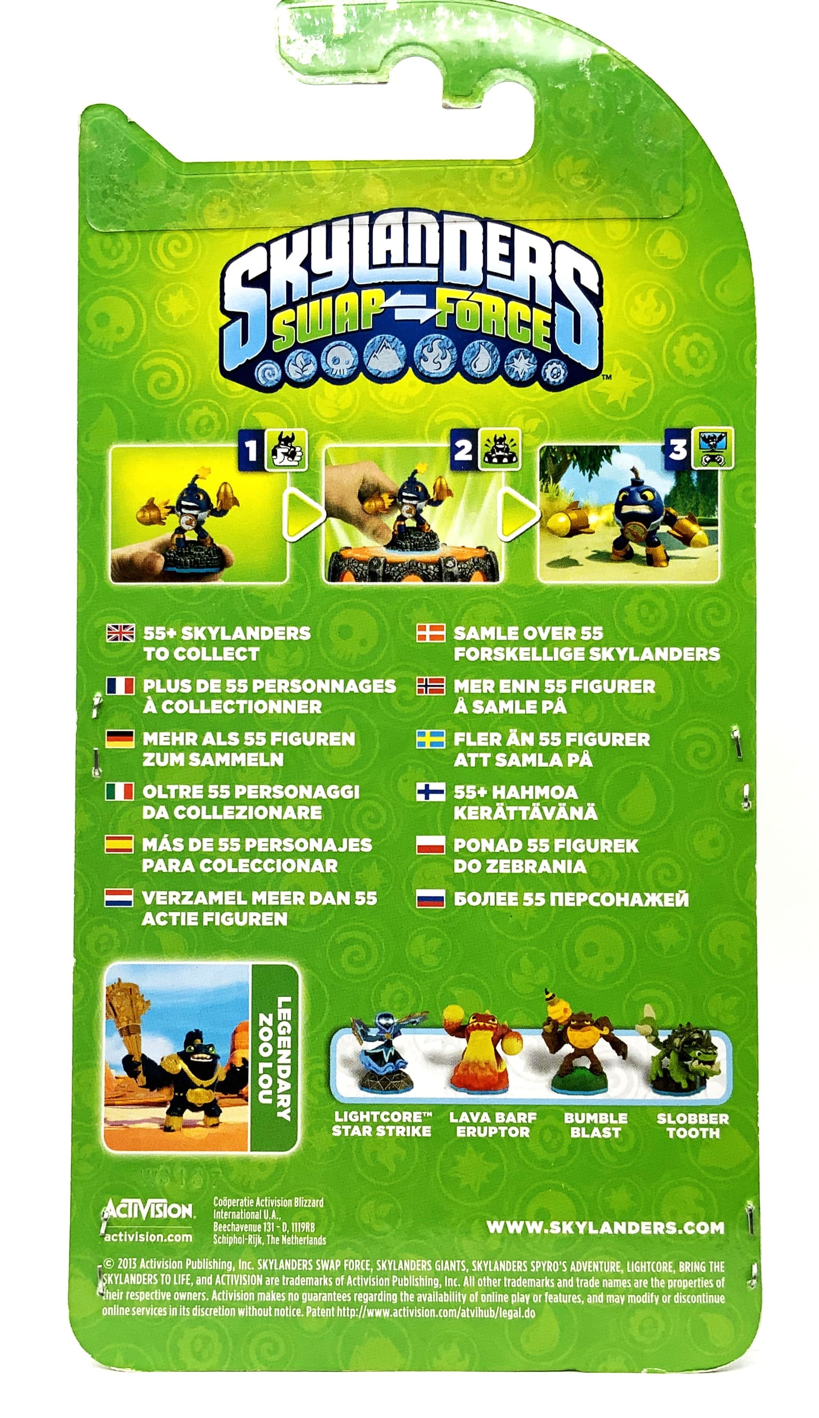 Skylanders Swap Force Figur Legendary Zoo Lou in Originalverpackung OVP