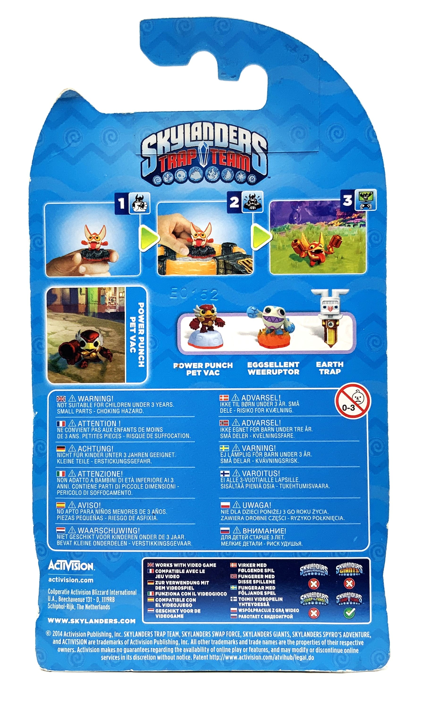 Skylanders Trap Team Figur Power Punch Pet Vac in Originalverpackung OVP