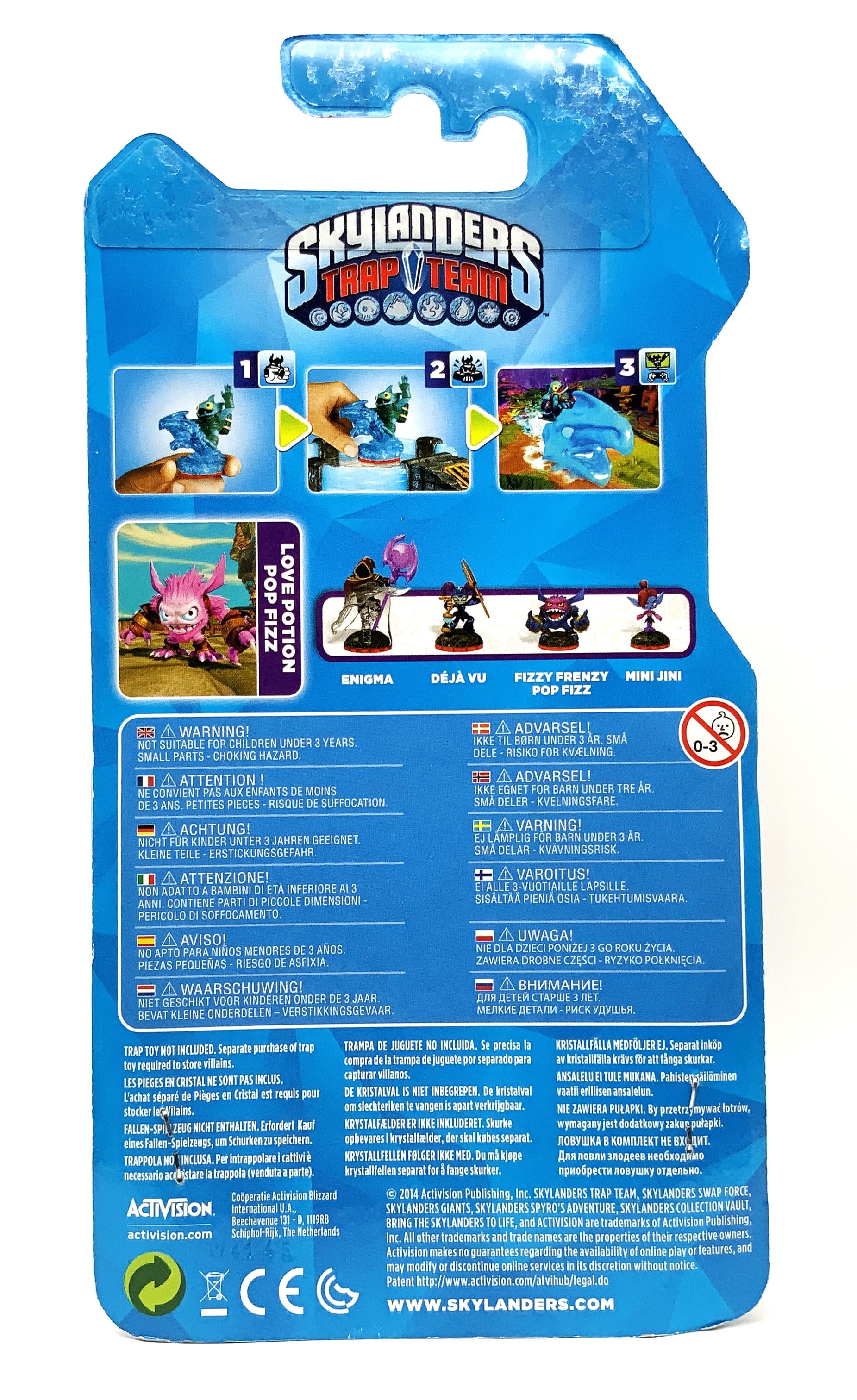 Skylanders Trap Team Figur Love Potion Pop Fizz in Originalverpackung OVP