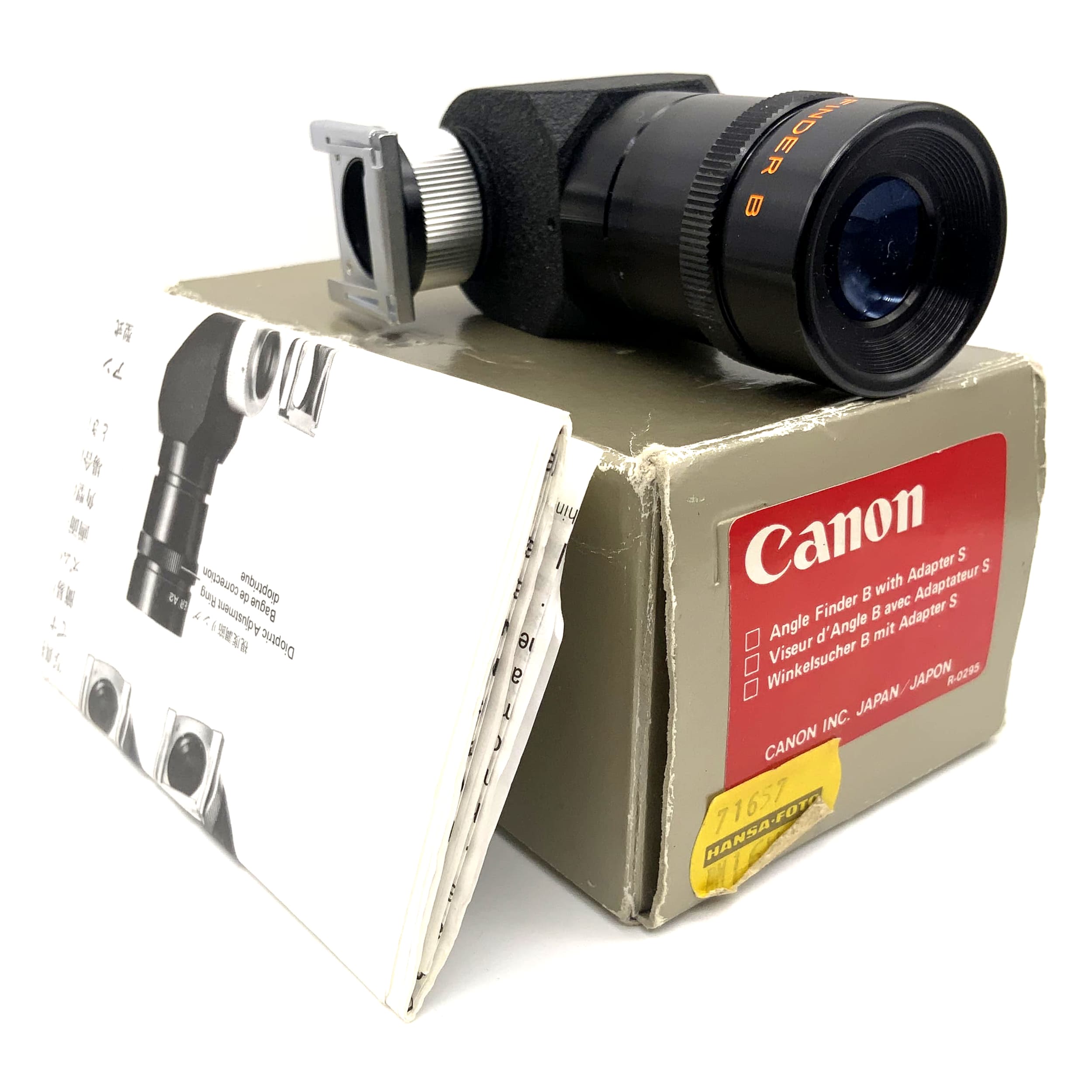 Canon Winkelsucher B Angle Finder B mit Adapter S mit OVP