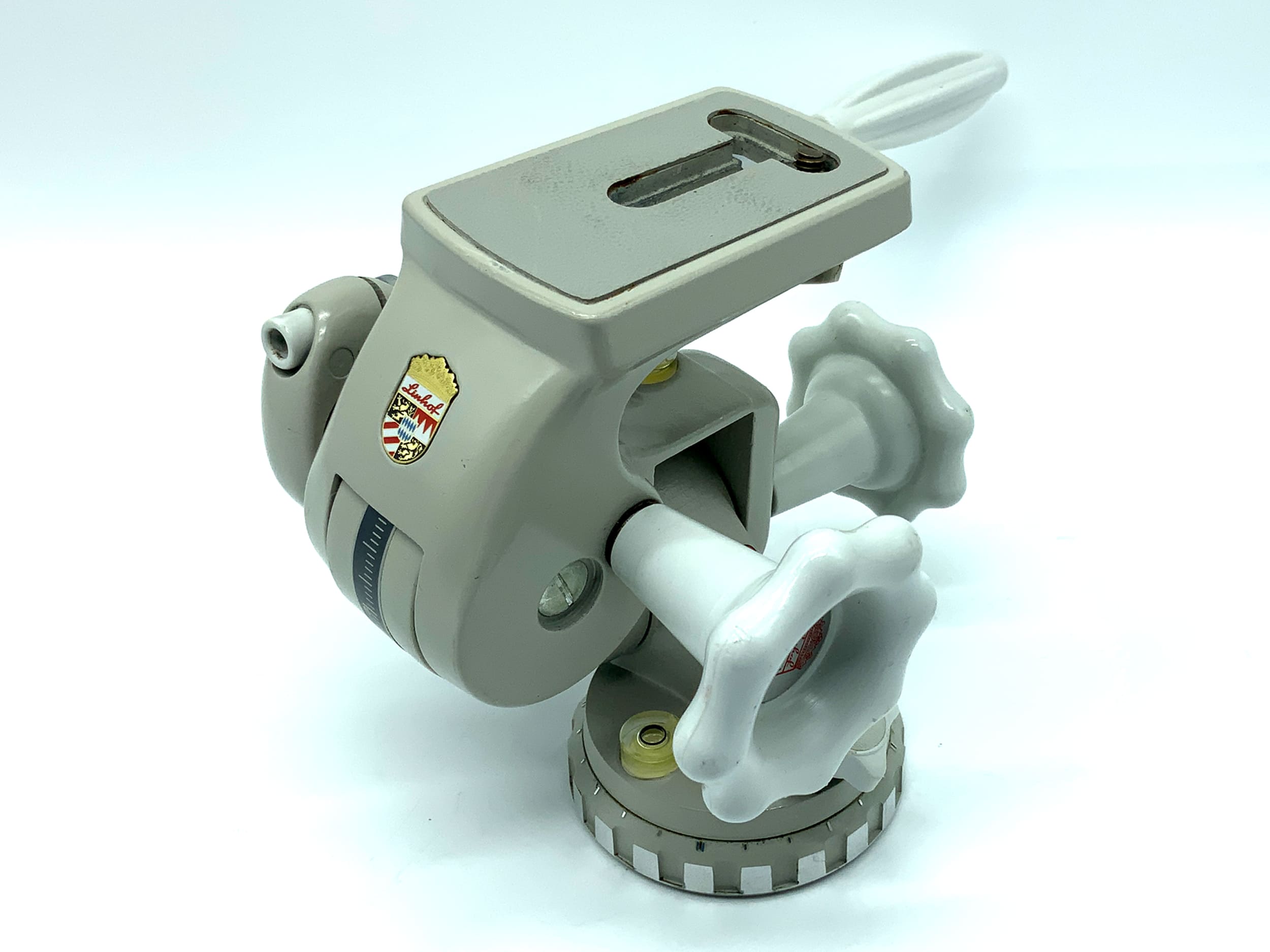 Linhof 3D Kopf II Stativkopf grau Three Way Pan II Tilt Head II 003615