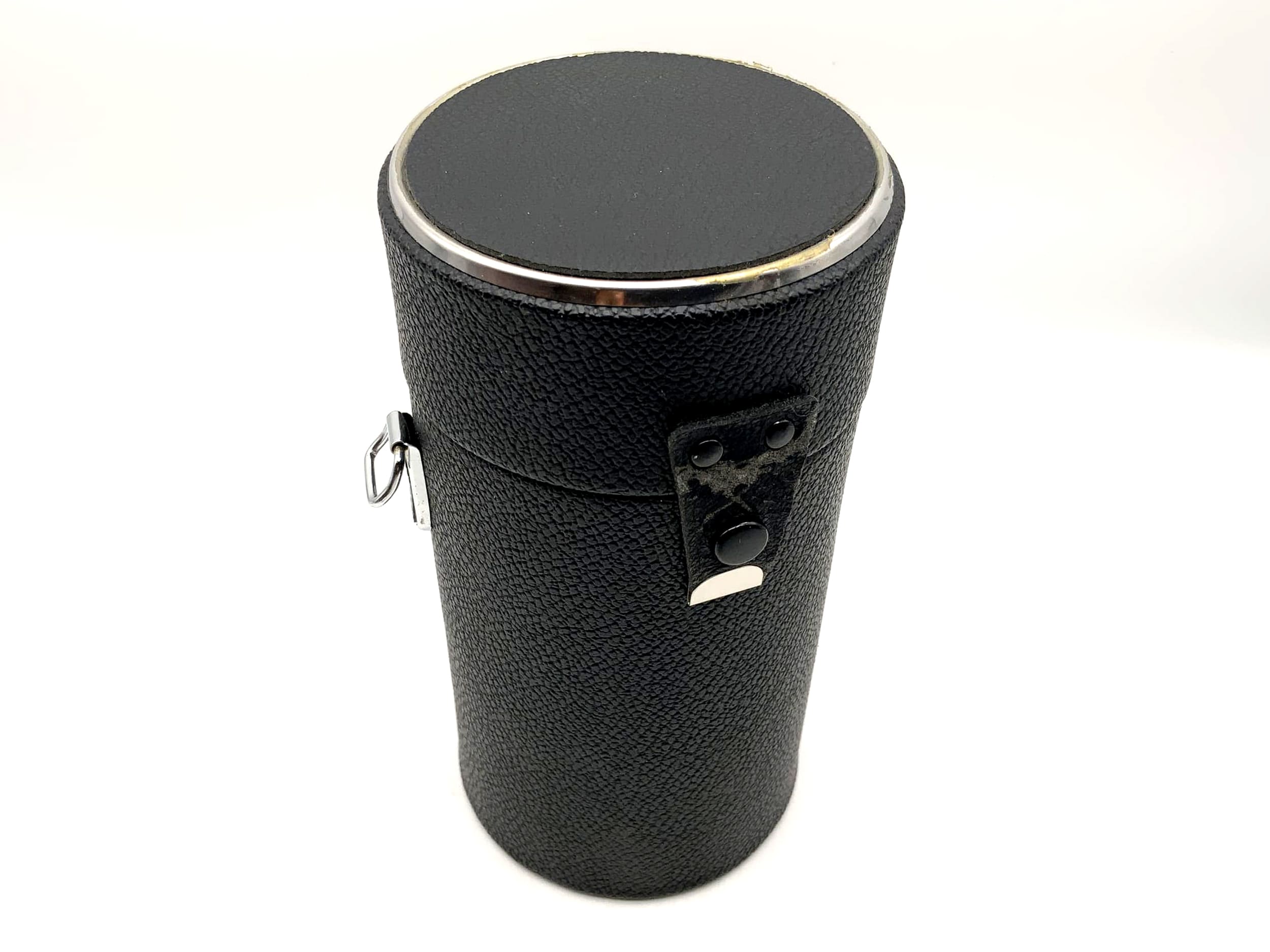 Vivitar Köcher schwarz ca.18x9cm Objektivtasche universell Hard Case Lens Case