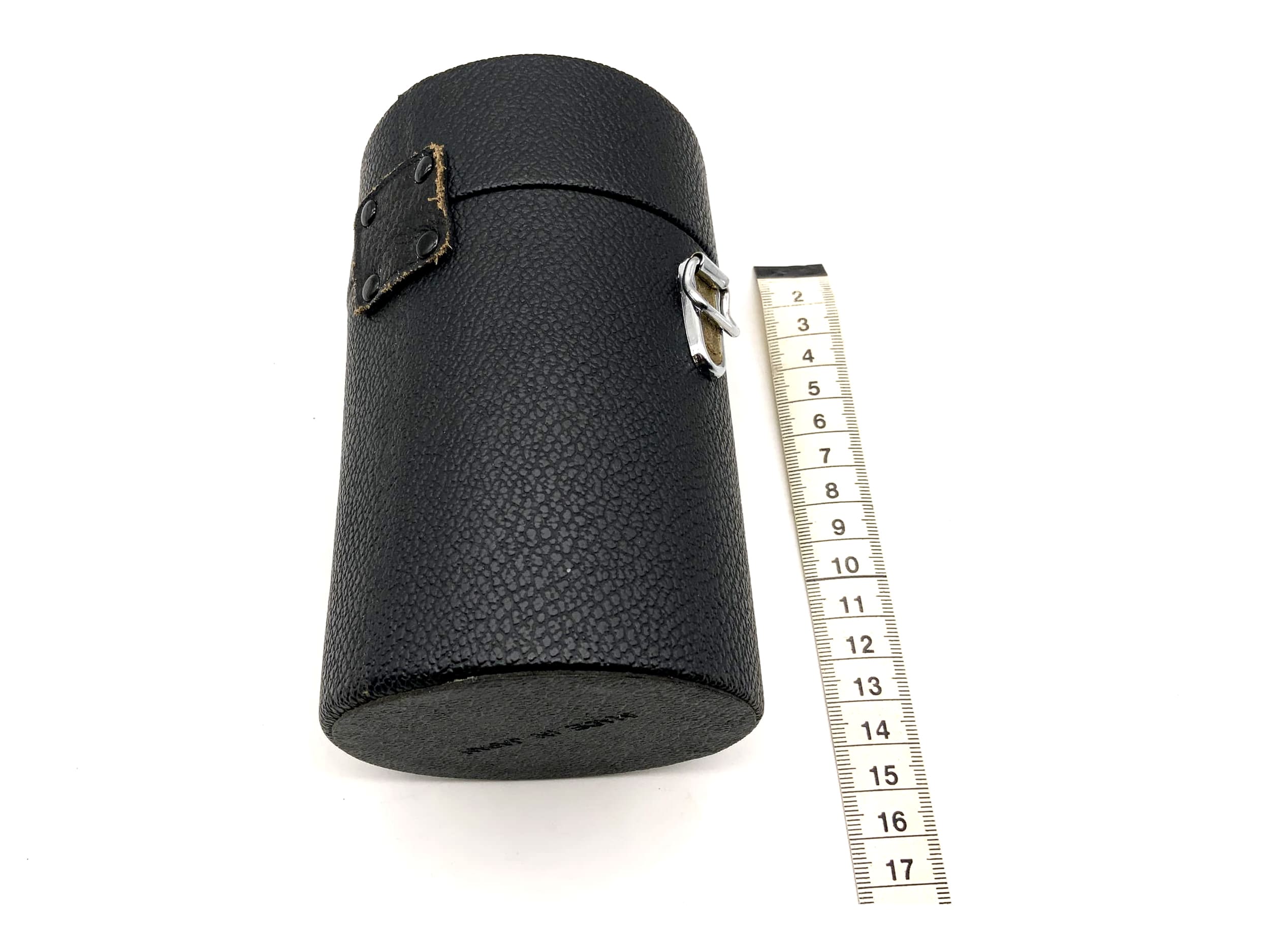 Köcher schwarz ca.14x8cm Objektivtasche universell Hard Case Lens Case