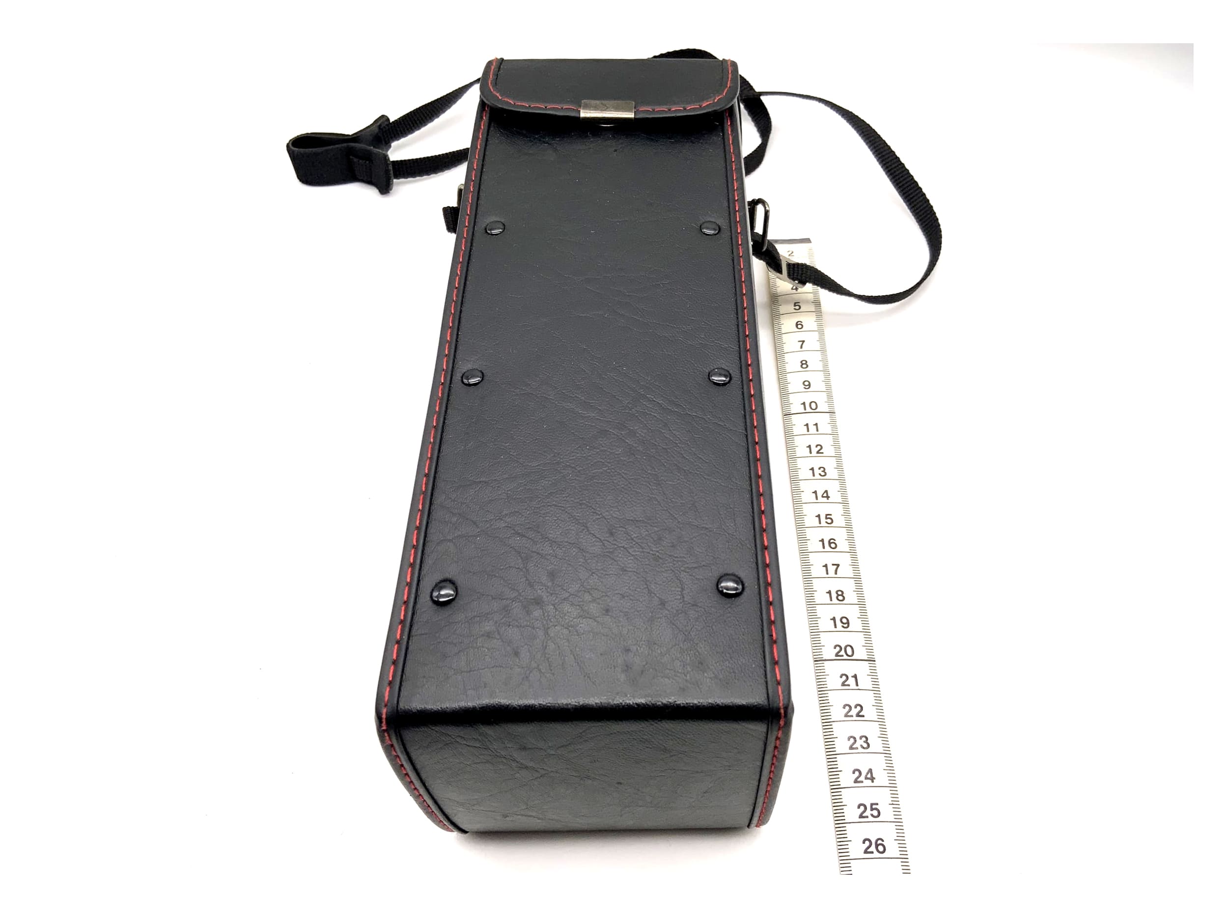 Köcher schwarz ca.25x9cm Eckig Objektivtasche universell Hard Case Lens Case