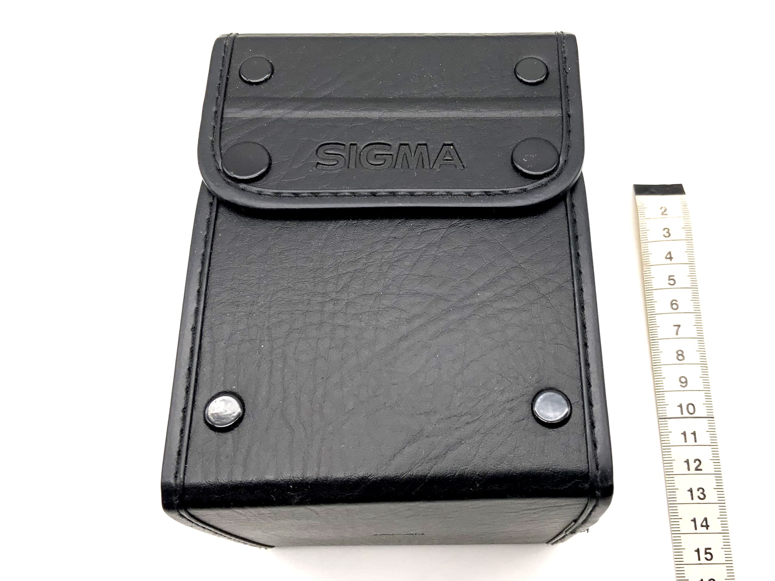 Sigma Köcher schwarz ca.14x10cm Eckig Objektivtasche universell Hard Lens Case