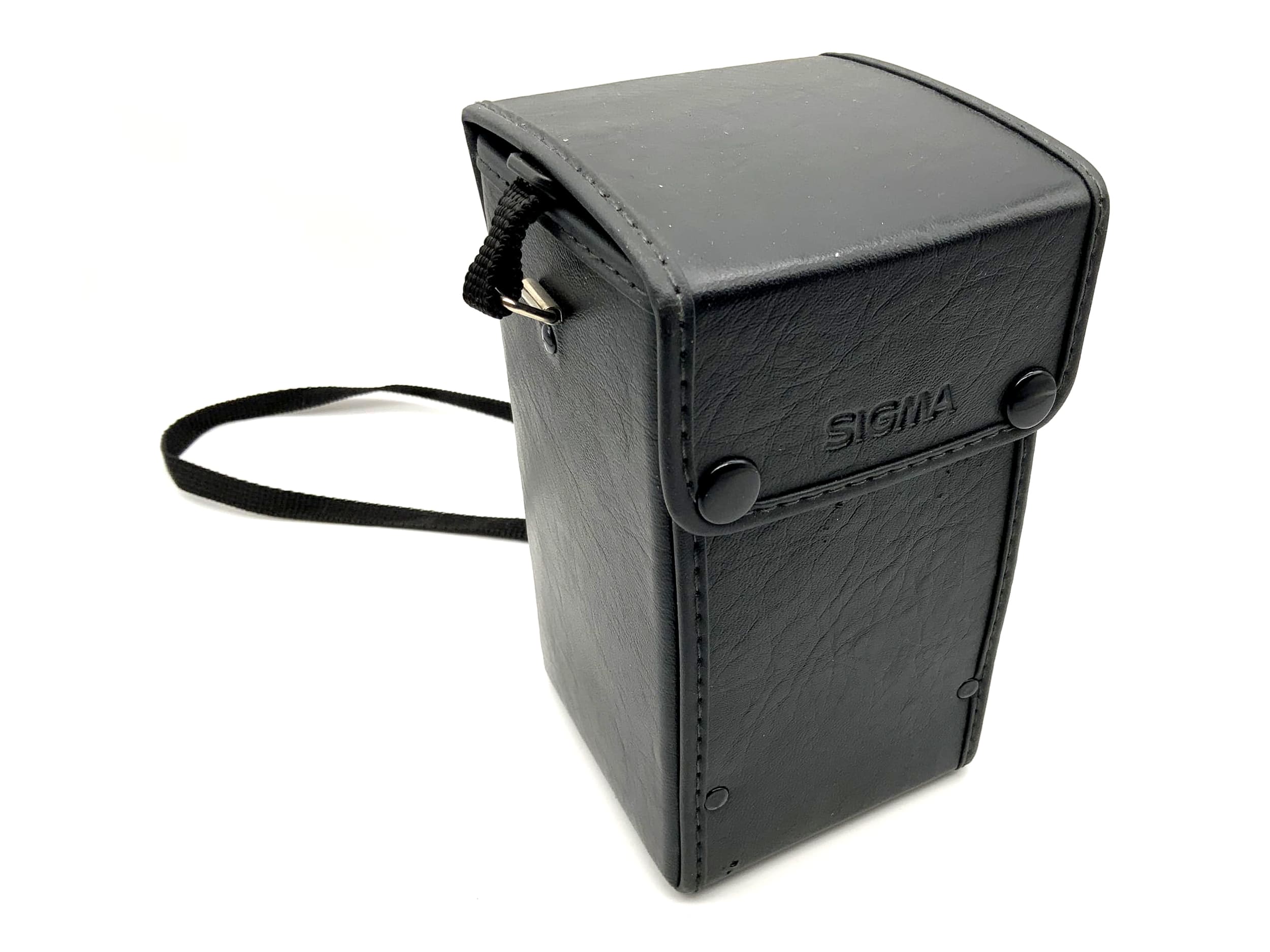 Sigma Köcher schwarz ca.17x9cm Eckig Objektivtasche universell Hard Lens Case