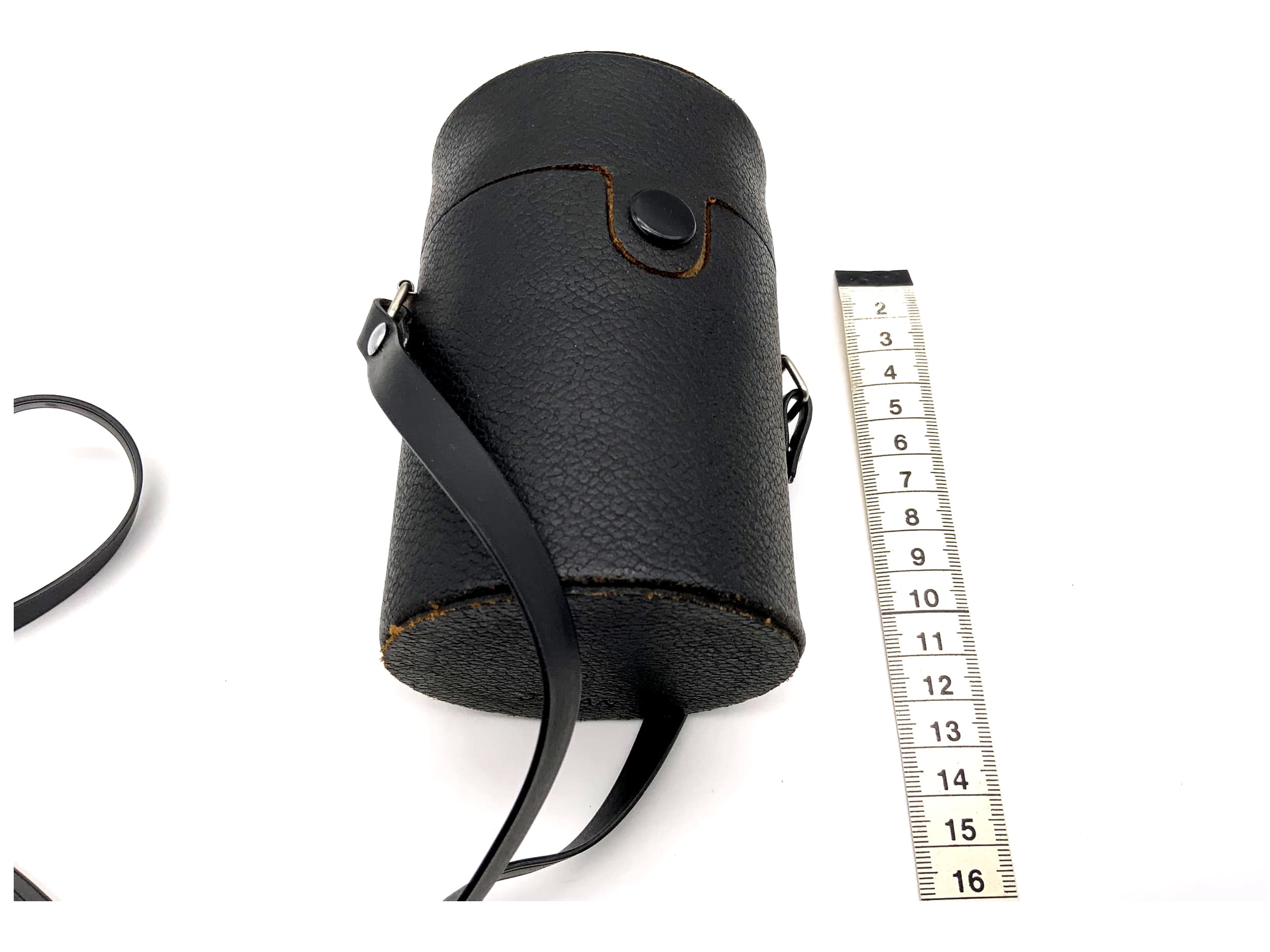 Köcher schwarz ca.12x8cm Objektivtasche universell Hard Case Lens Case