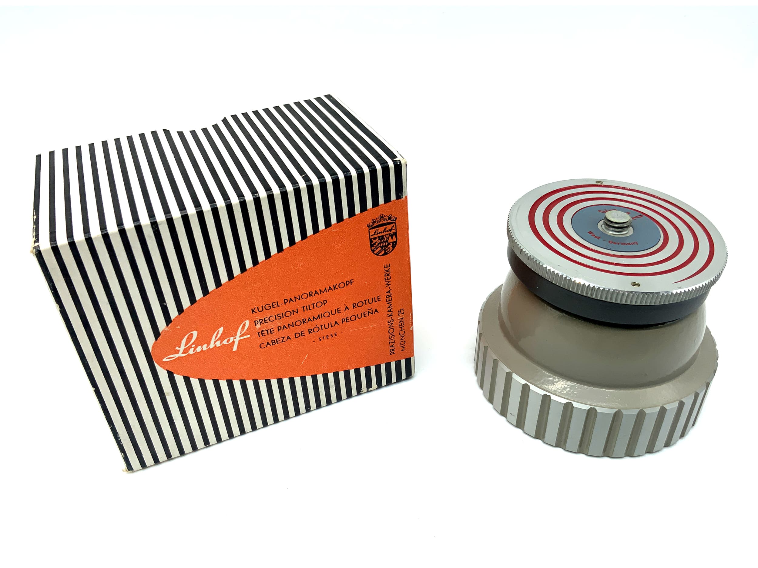 Linhof Kugel-Panoramakopf Stativkopf grau STESE in OVP