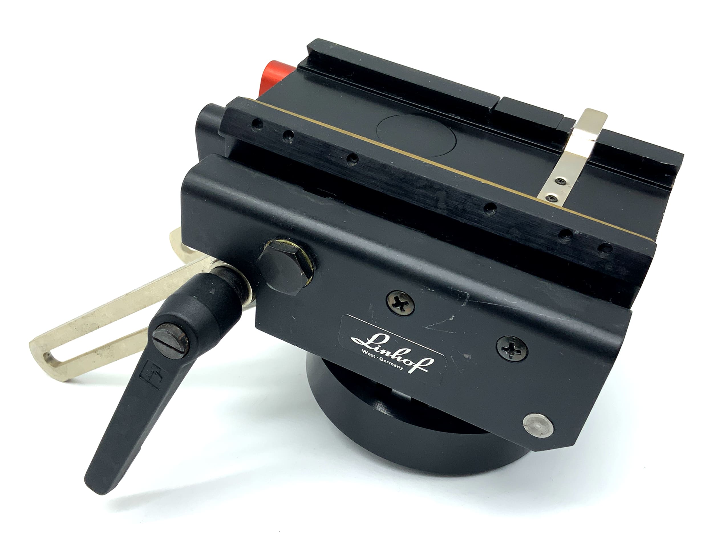 Linhof Levelling Pan Tilt Head 90 Stativkopf schwarz Kardan Nivellierneiger 90