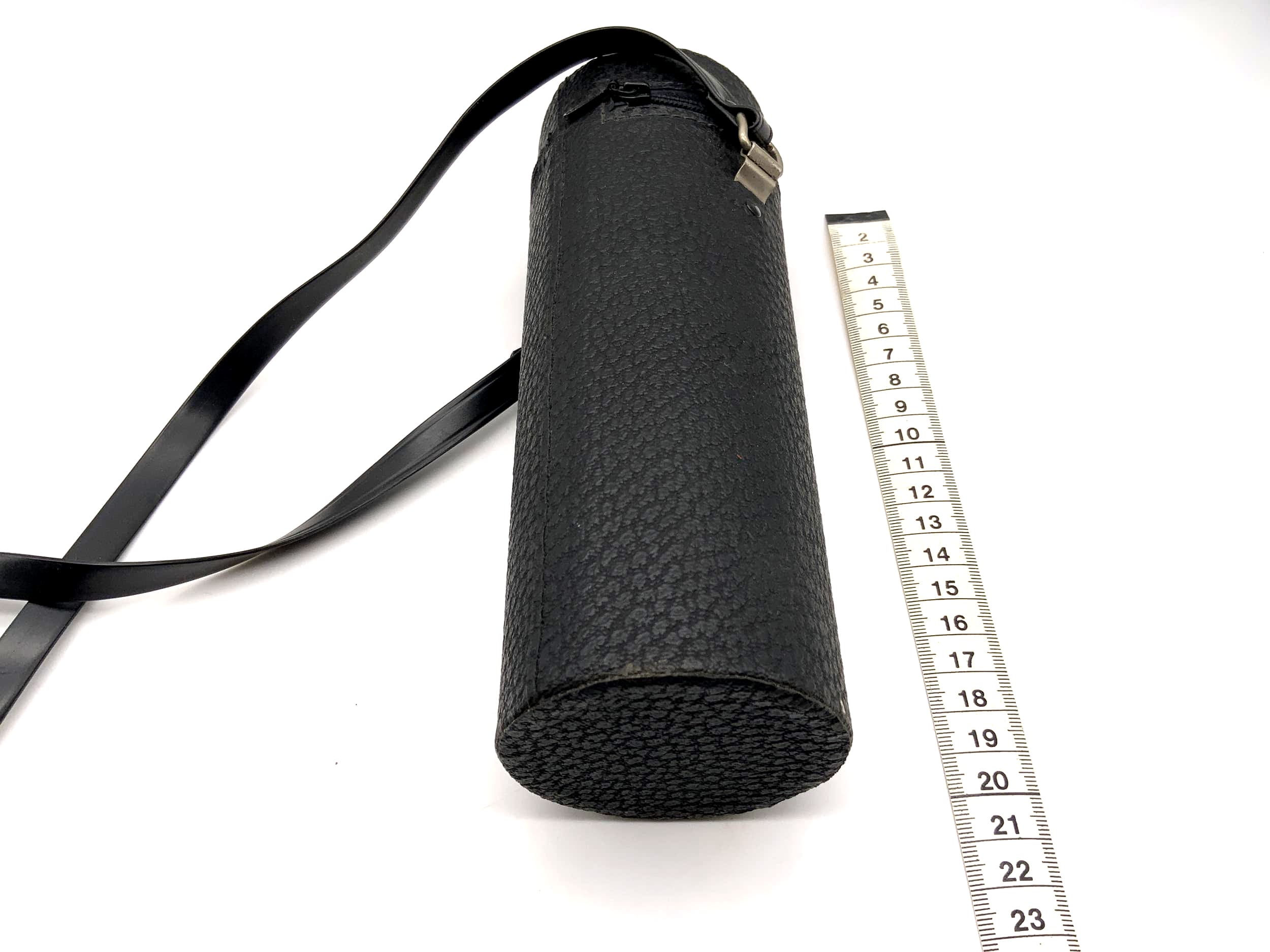 Porst Köcher schwarz ca.20x7cm Objektivtasche universell Hard Case Lens Case