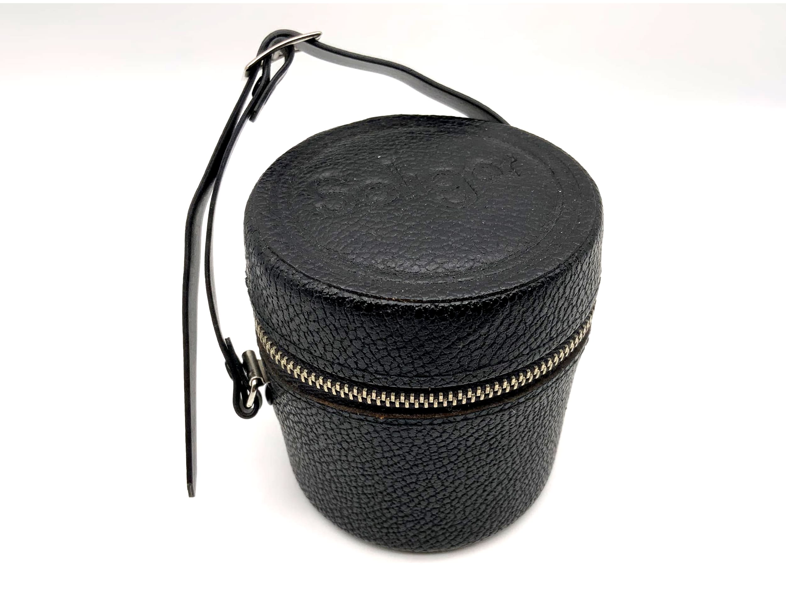 Soligor Köcher schwarz ca.9x8cm Objektivtasche universell Hard Case Lens Case