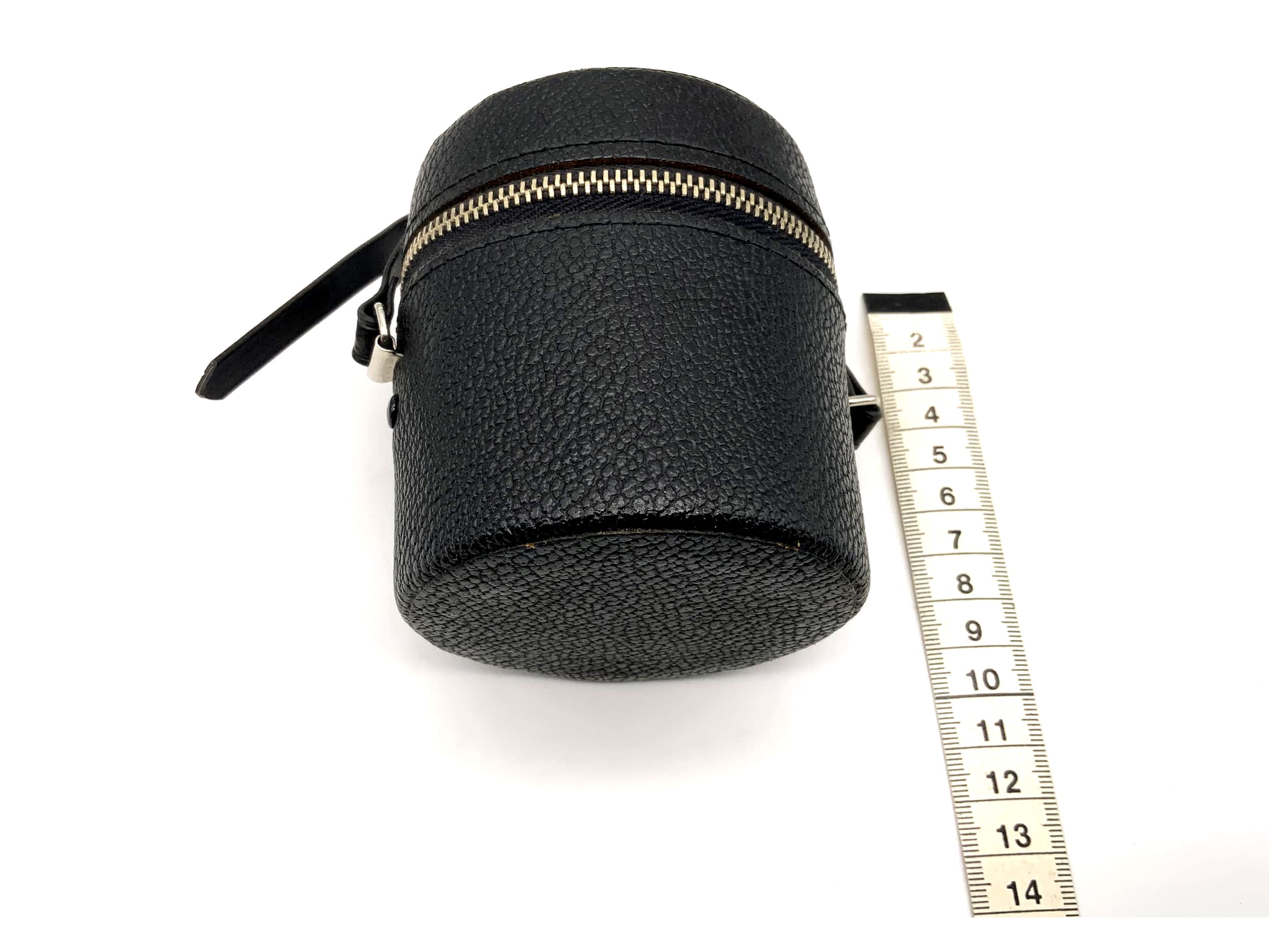 Soligor Köcher schwarz ca.9x8cm Objektivtasche universell Hard Case Lens Case