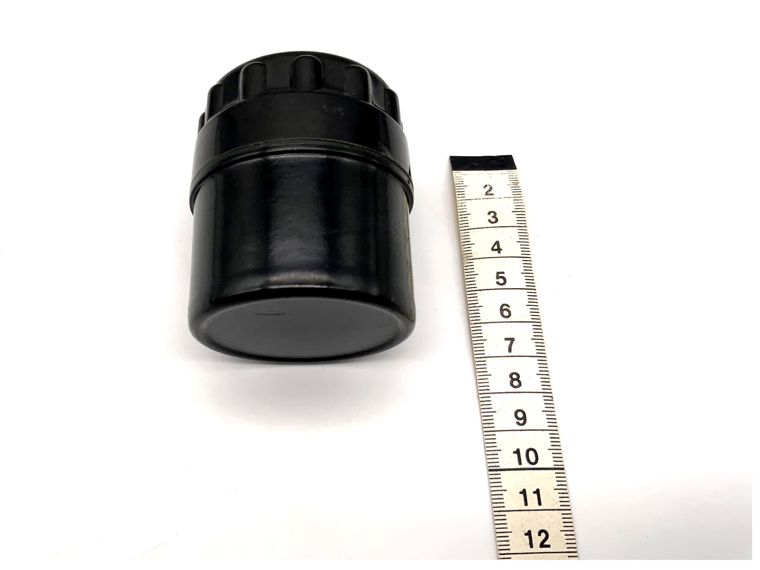 Zenit Köcher schwarz ca.7x5,5cm Hartplastik Objektivtasche universell Lens Case