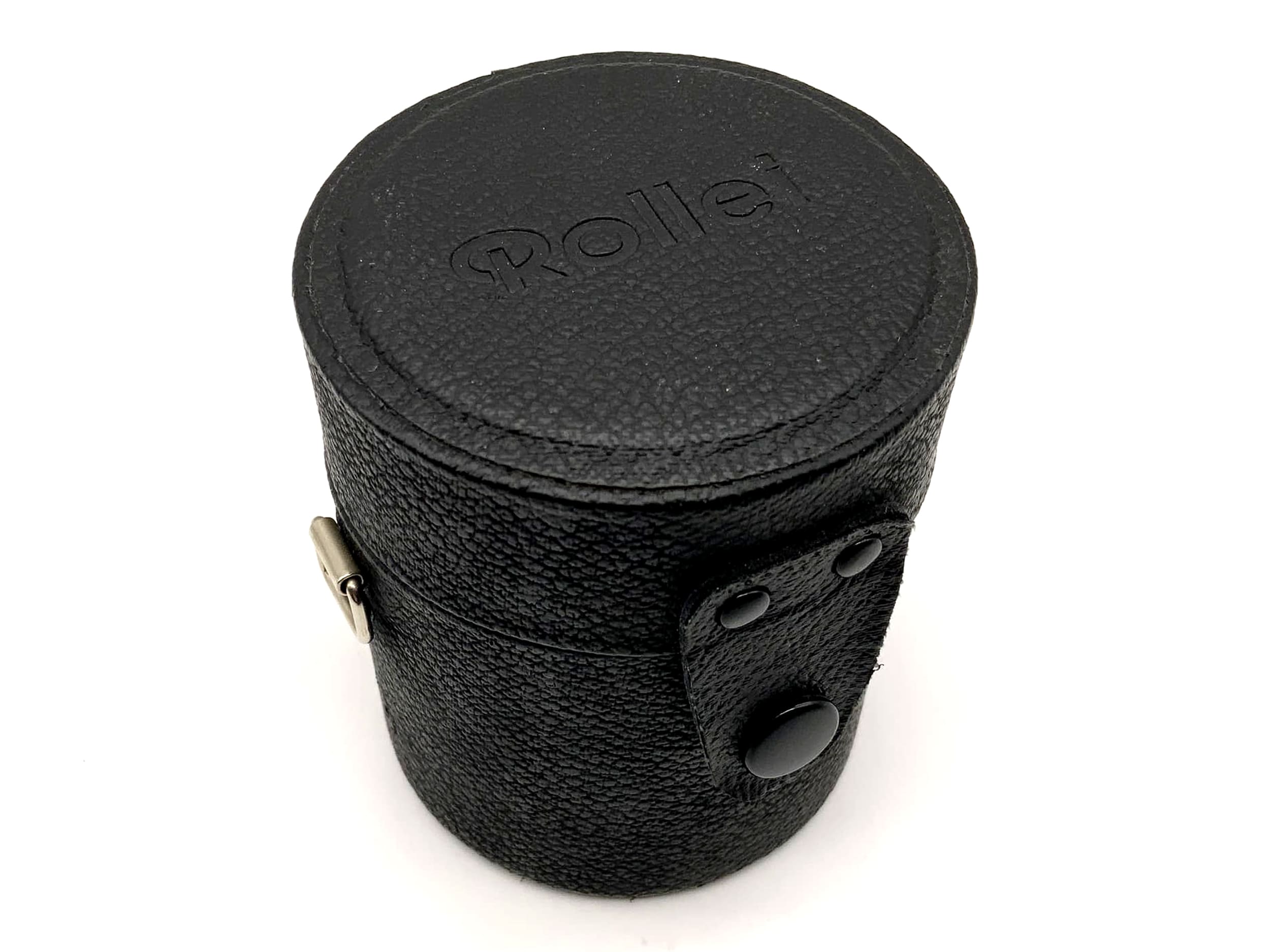 Rollei Köcher schwarz ca.9x7,5cm Objektivtasche universell Hard Case Lens Case